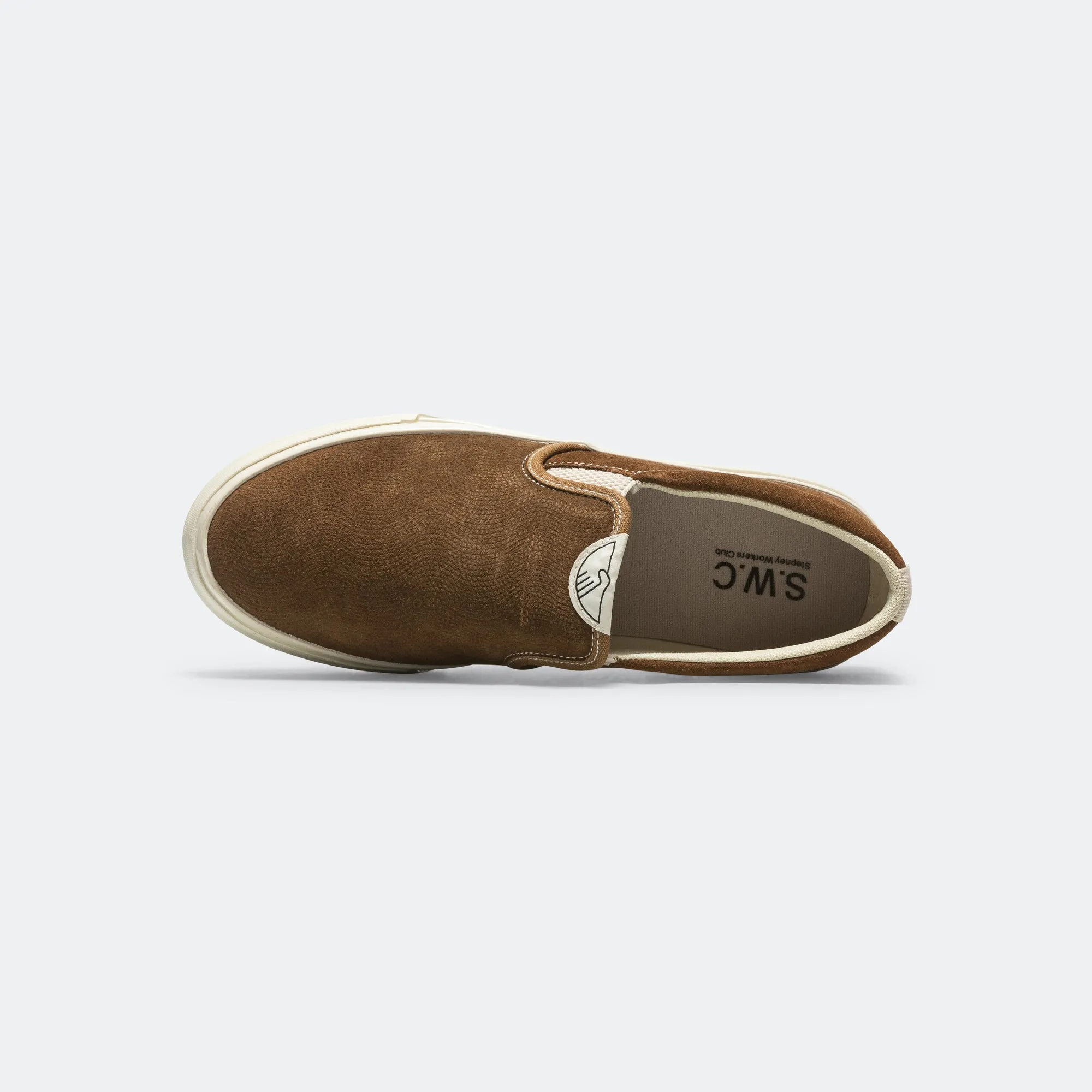 Anti Microbial Lining padded insole Lister Raw Suede - Brown