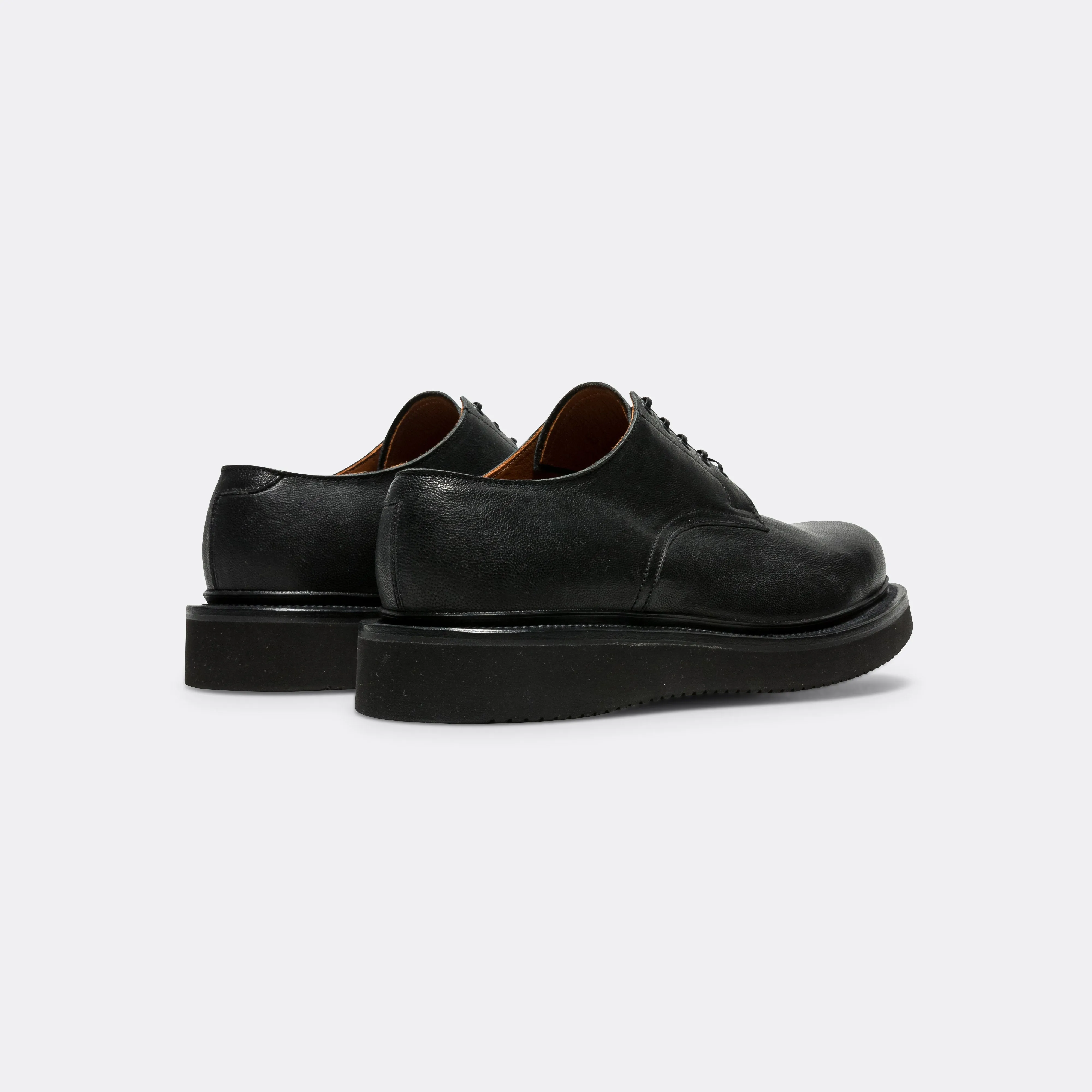 Rockland Blucher by UP THERE - Waxed Camel Nero Streetwear Push Harder