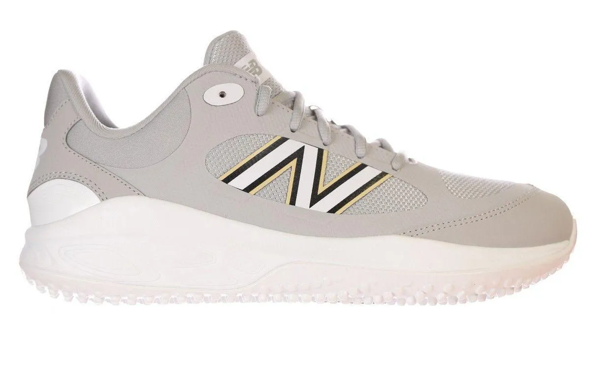 Anti microbial Mid Top New Balance Men's Fresh Foam 3000 v7 Turf Baseball Shoes - Grey Raincloud - T3000TG7