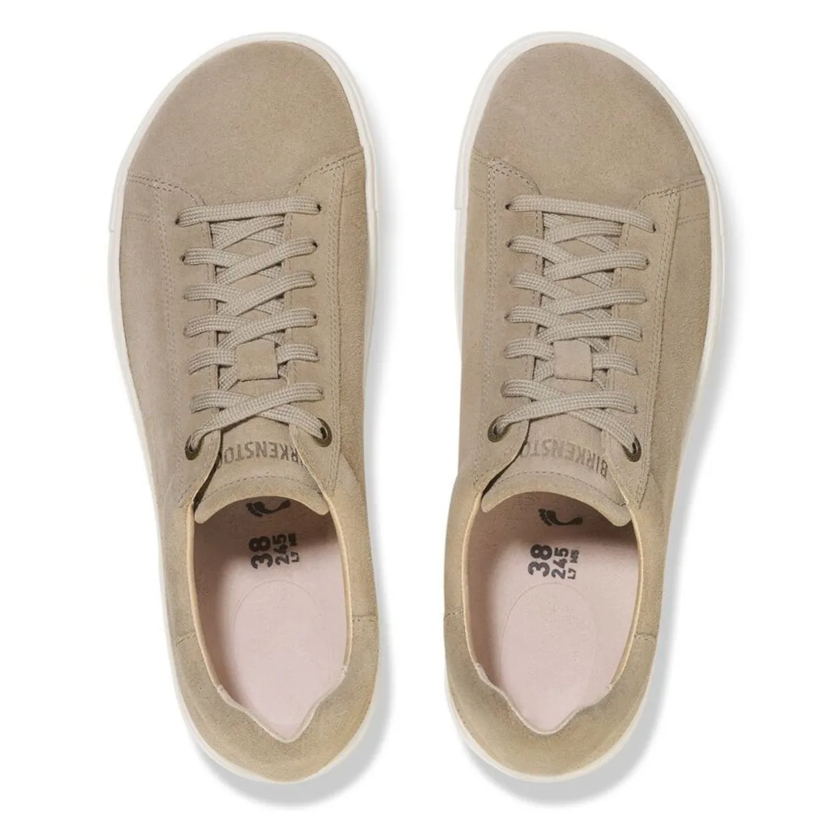Wear   Resistant Minimal Build Birkenstock Men's Bend Low Taupe Suede