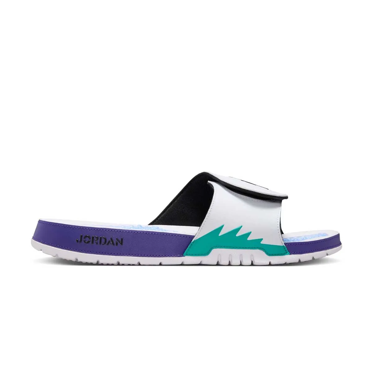 Hydro V Retro 'White New Emerald' Layered Midsole Construction