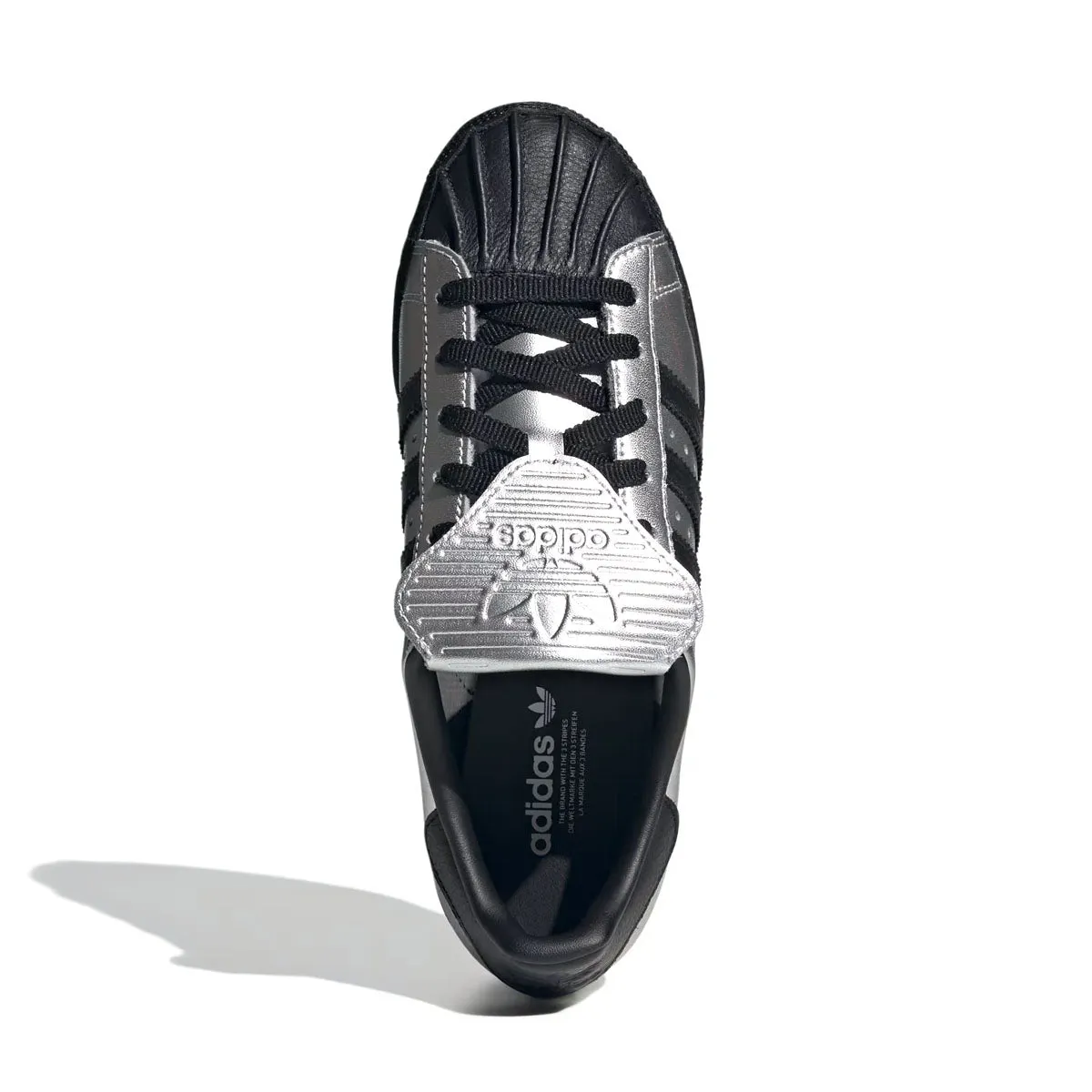 Orange Pop Parkour Run Wmns Superstar 82 'Metallic Silver Black'