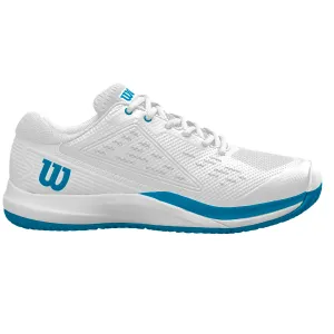 Wilson RUSH PRO ACE OZ Tennis Shoes - White/White/ Atomic Blue Step Support