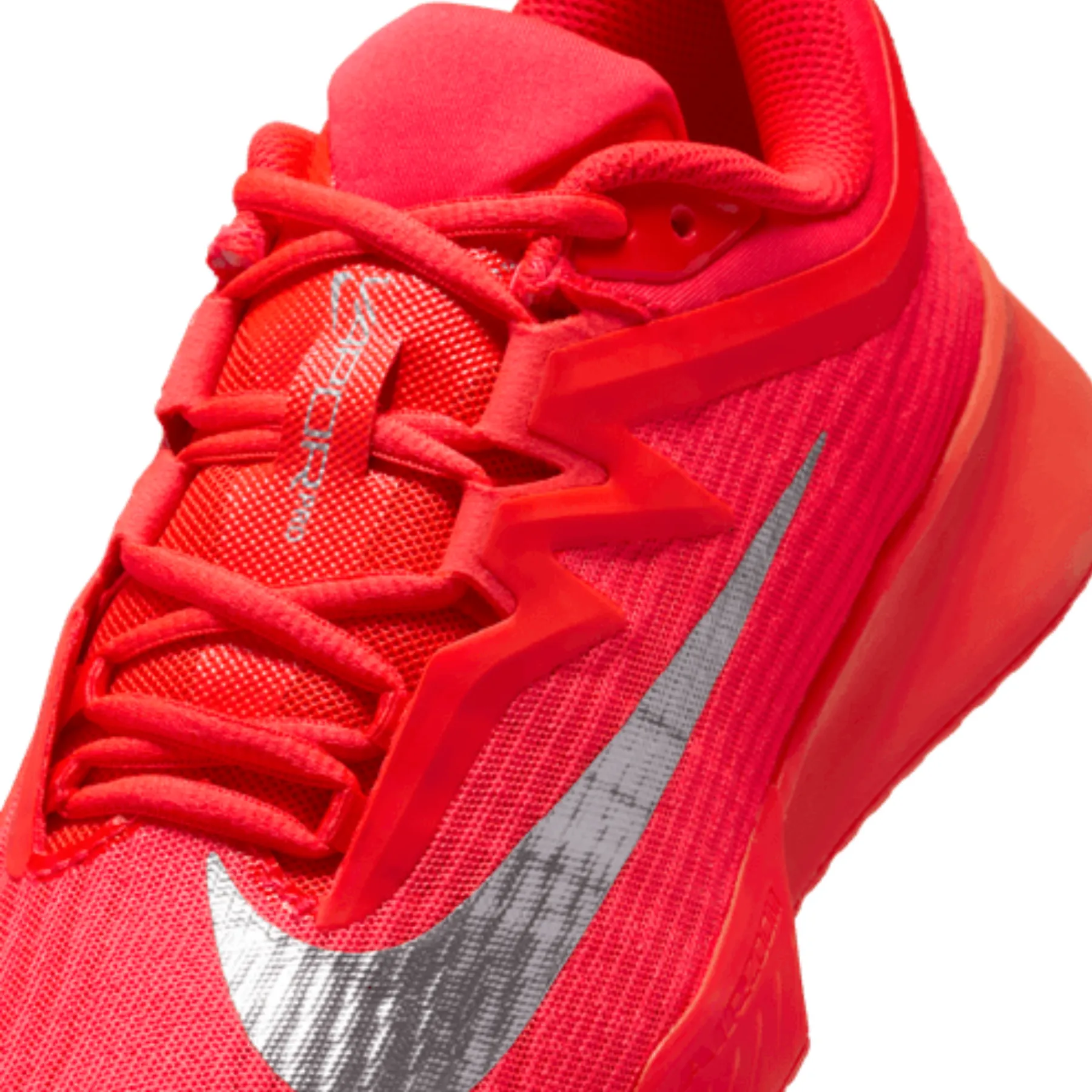 Nike Zoom Vapor Pro 3 Premium Womens Hard Court Tennis Shoes - Bright Crimson/Metallic Silver Agility Drill
