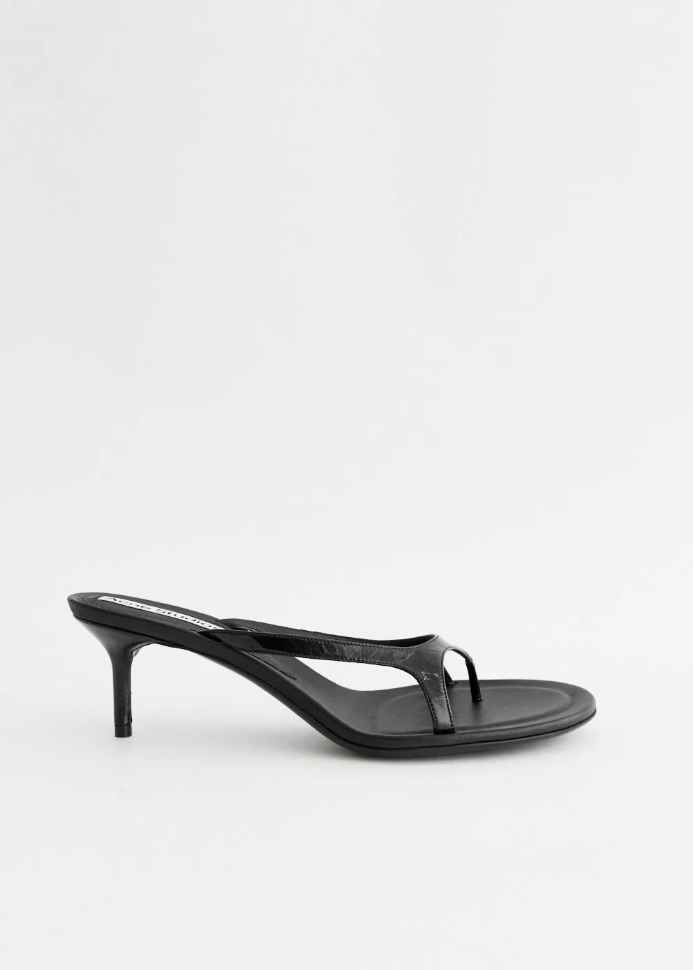 Drill Run Heeled Sandals