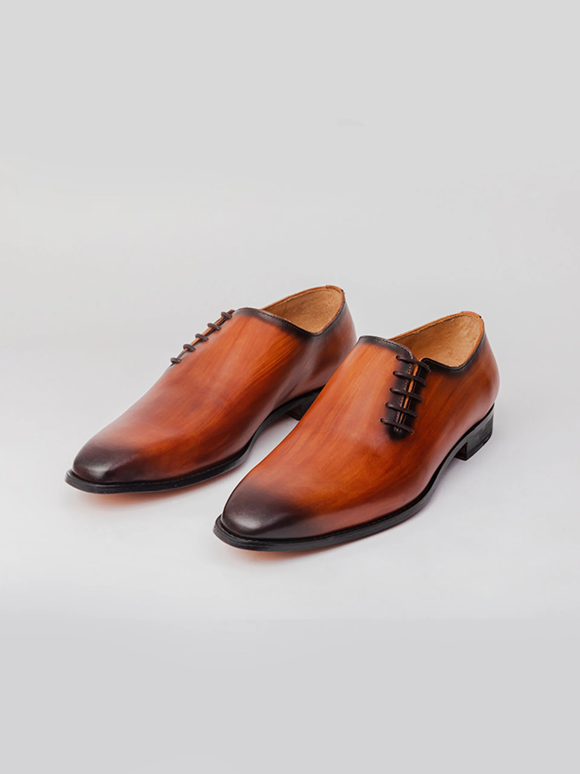 Walk Style Shoes Henry Oxford - Cognac Patina