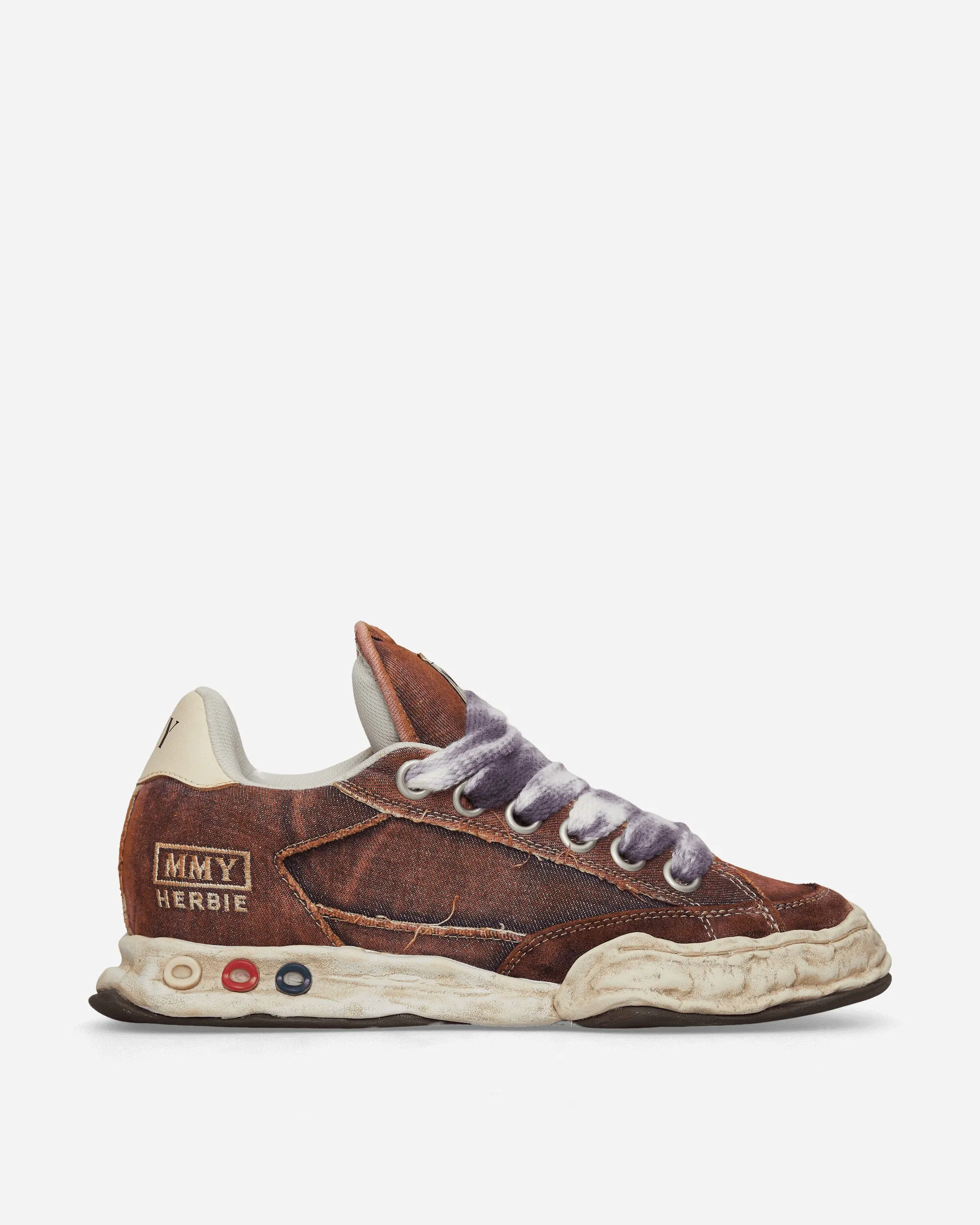 Galaxy Step Moist Dry Herbie OG Sole Puffer Canvas Low Sneakers Purple