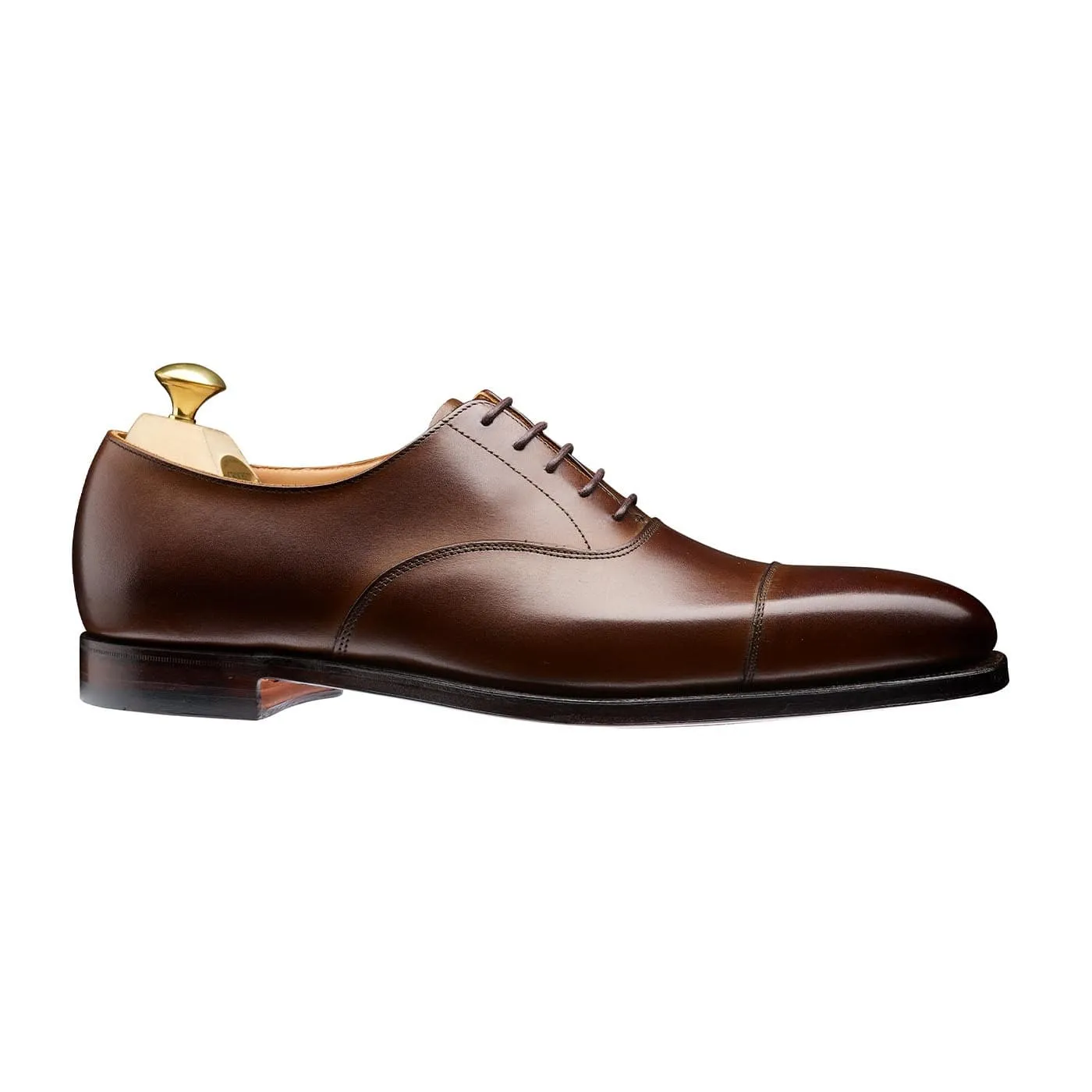 Hallam Dark Brown Burnished Calf Urban Walk Luxury Brand Oxfords