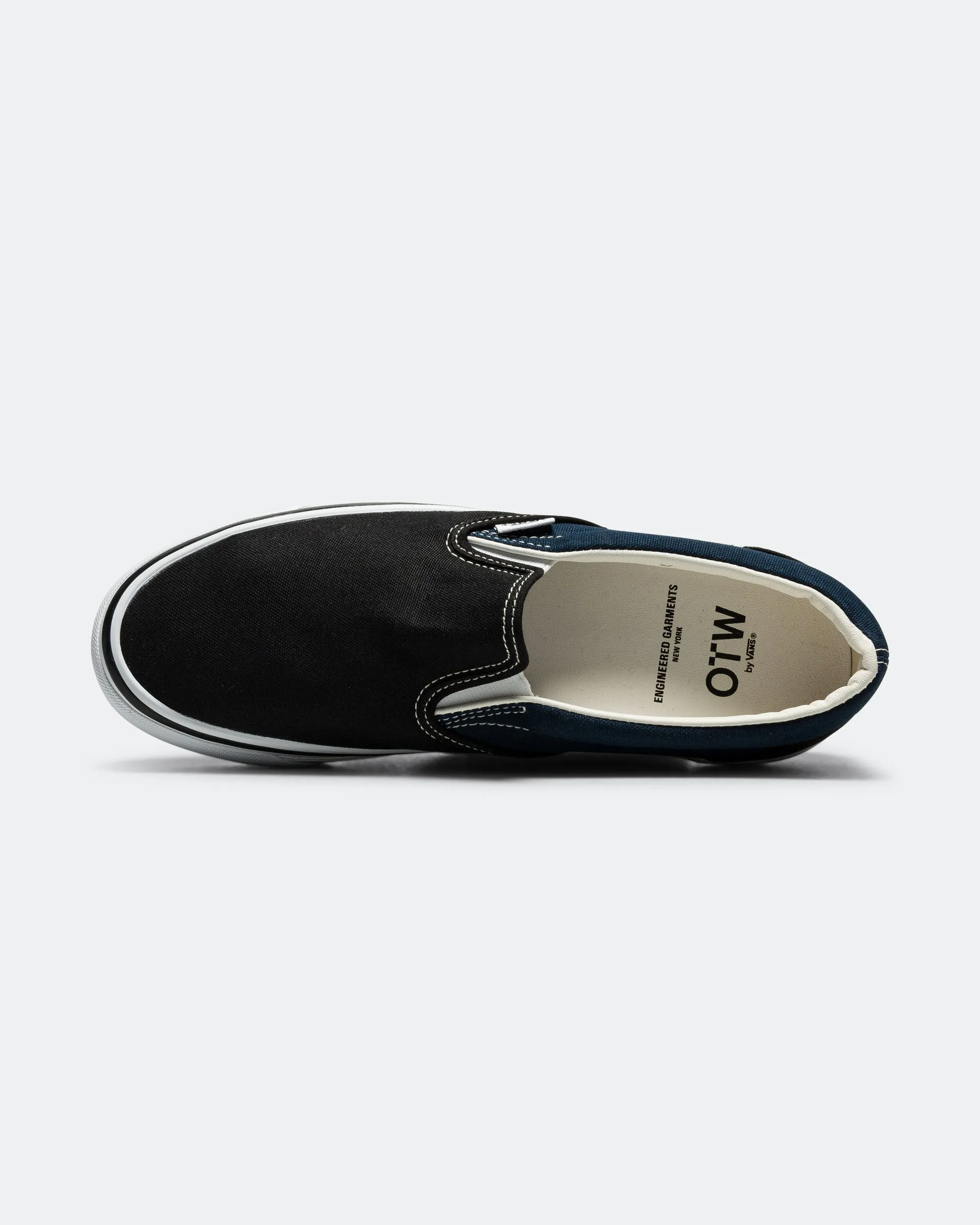 OTW Classic Slip-On 98 x Engineered Garments - Black/Navy ReinforcedToe
