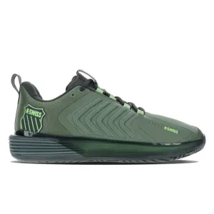 Elastic Band K Swiss Ultrashot AC 3 Men Tennis Shoes - Sea Spray/Urban Chic/Soft Neon Green
