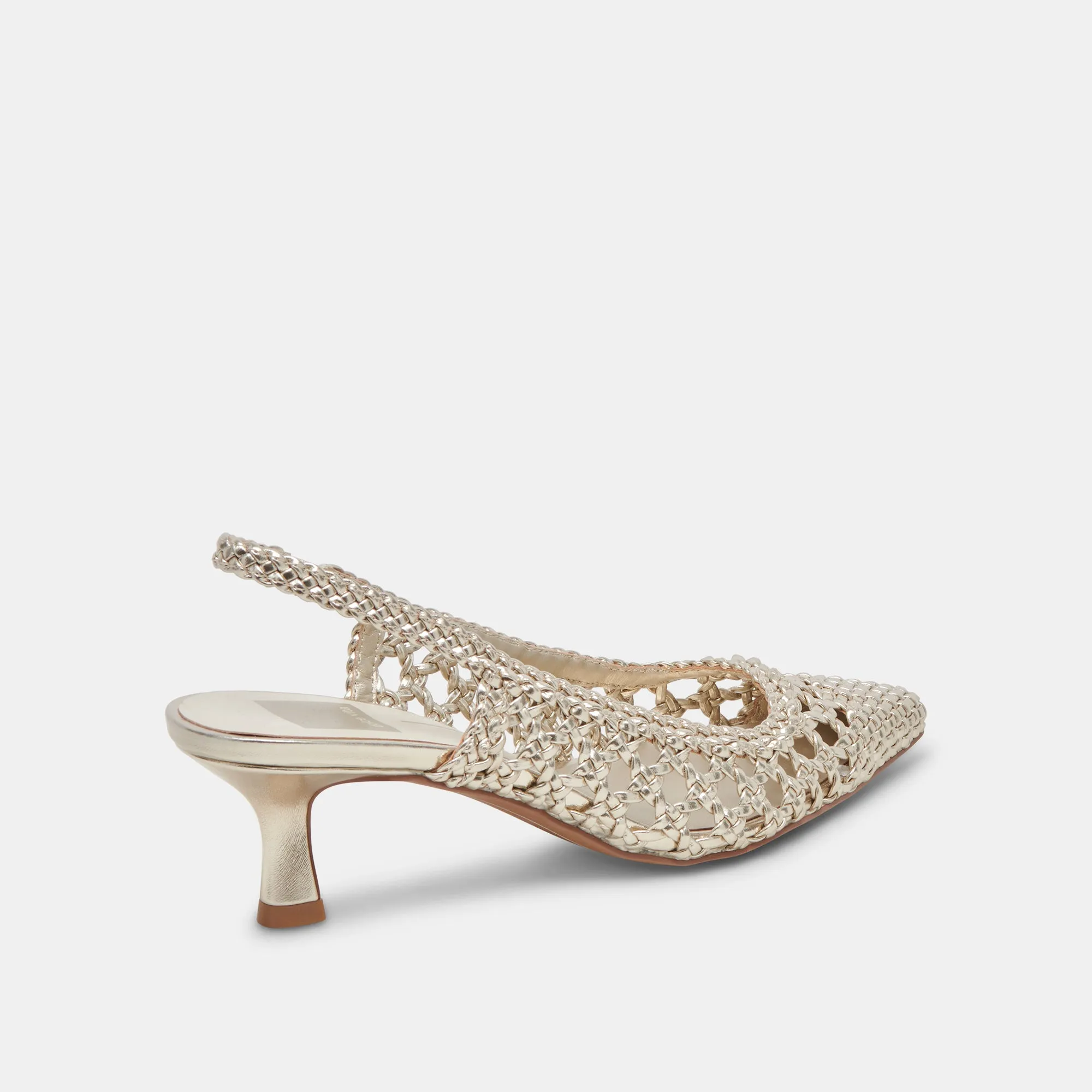 Stylish Stilettos OLYMPA HEELS LIGHT GOLD METALLIC STELLA