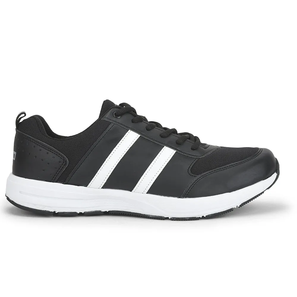 FORCE 10 Sports Lacing Shoe For Men (Black) LB46-SNE By Liberty lightweight leather shoes