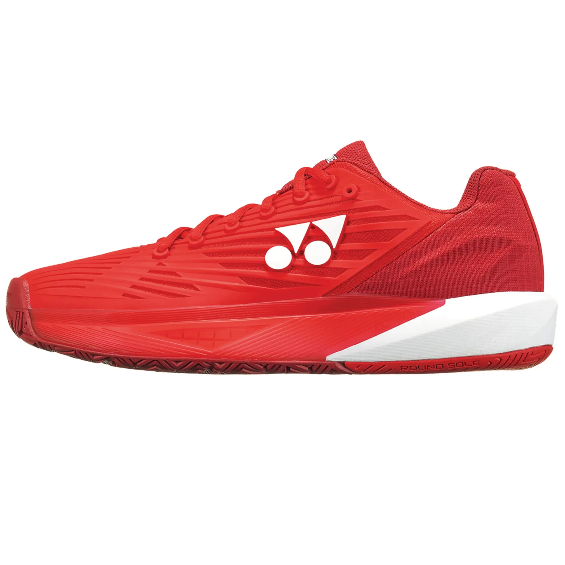 Yonex 2025 ECLIPSION 5 Mens All Court Tennis Shoes - Tango Red Lace Up Soft Padding