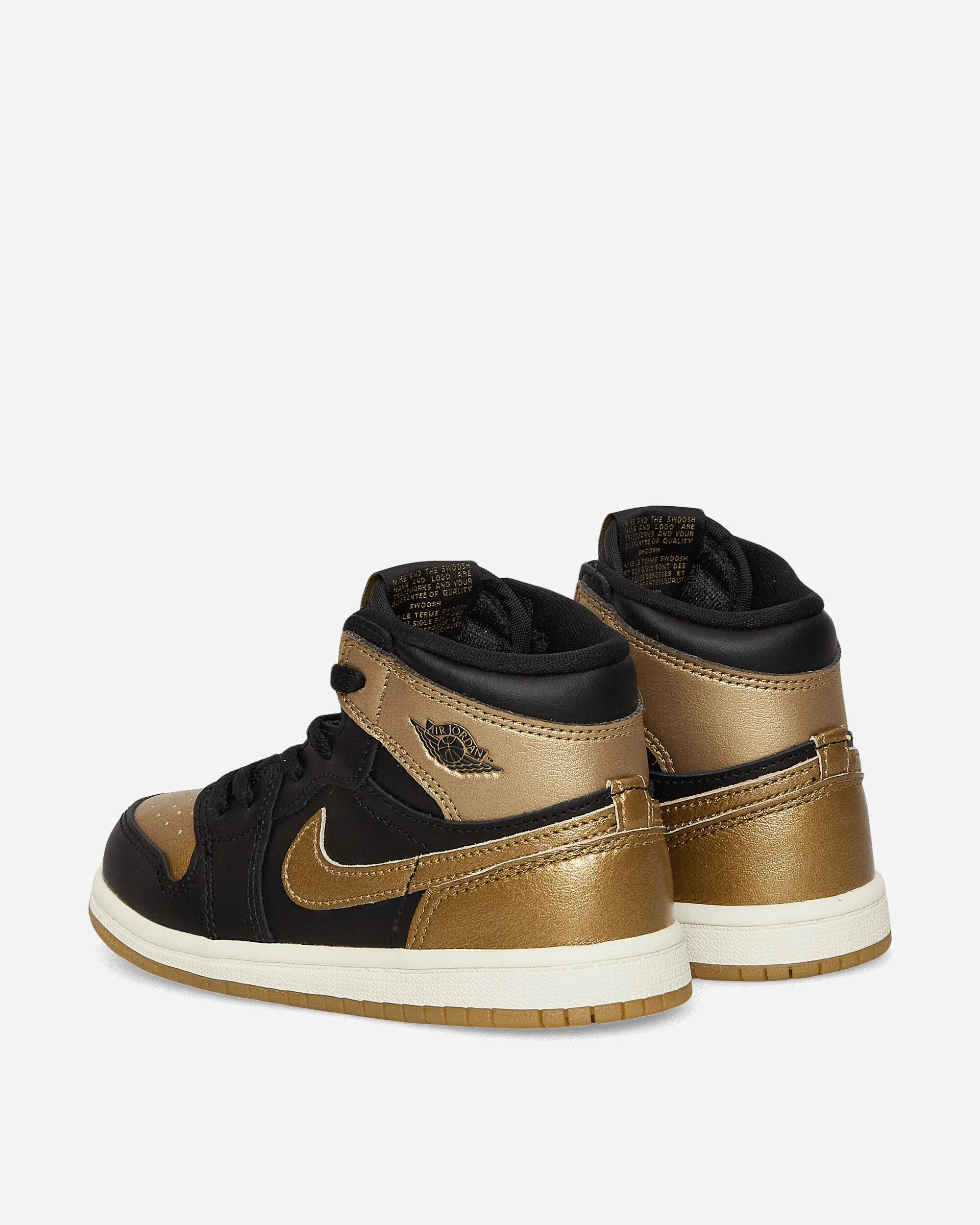 Air Jordan 1 Retro High OG (TD) Sneakers Black / Gold Active Style