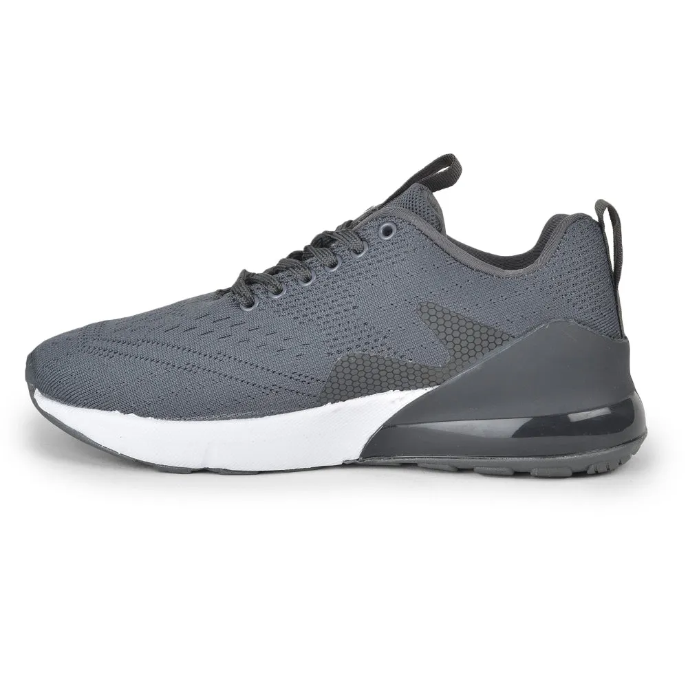 Leap7x Lacing Sports Shoes For Men (Grey) REVOLT By Liberty foot - agility running shoes low - altitude running shoes