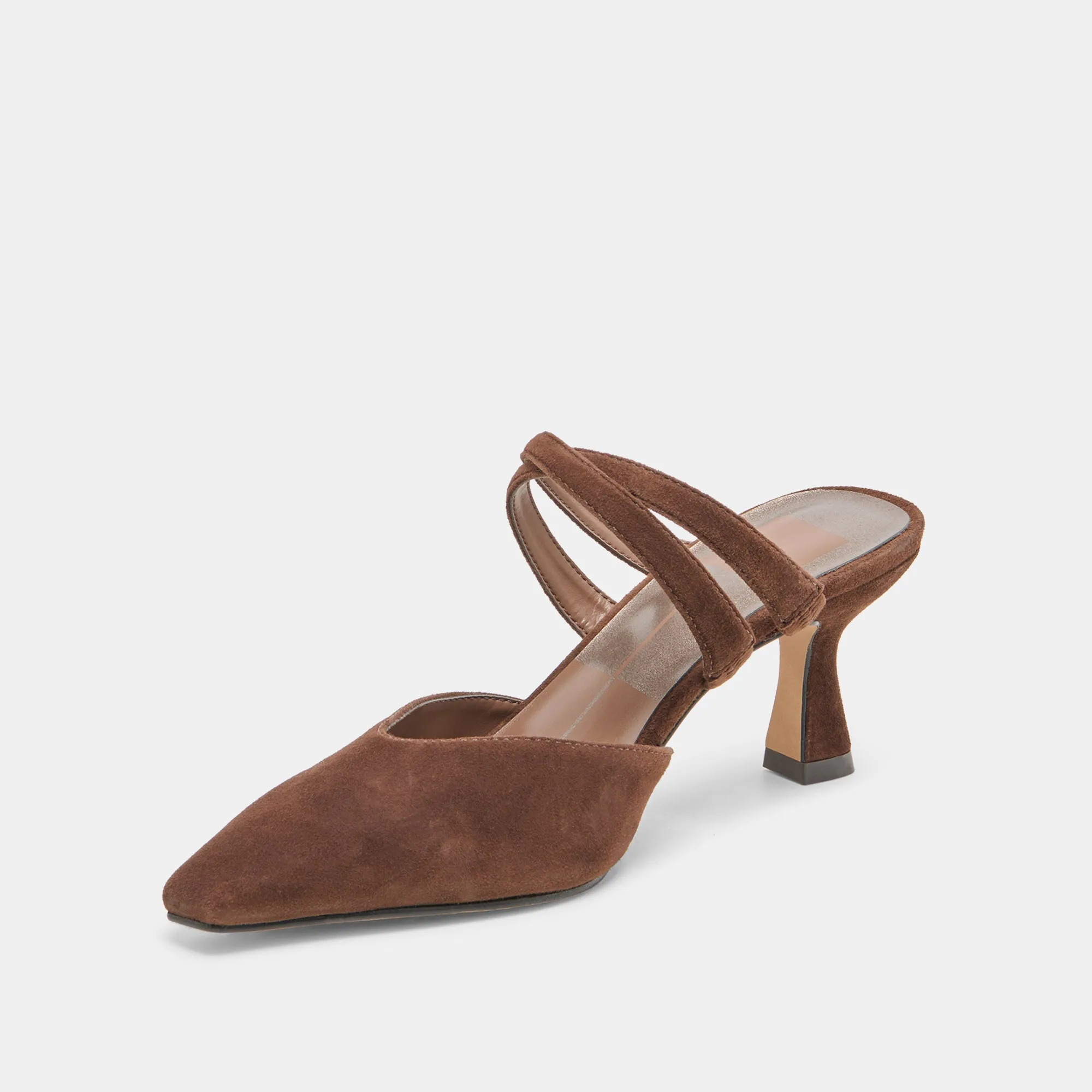 Comfort Technology LINORE HEELS DK BROWN SUEDE