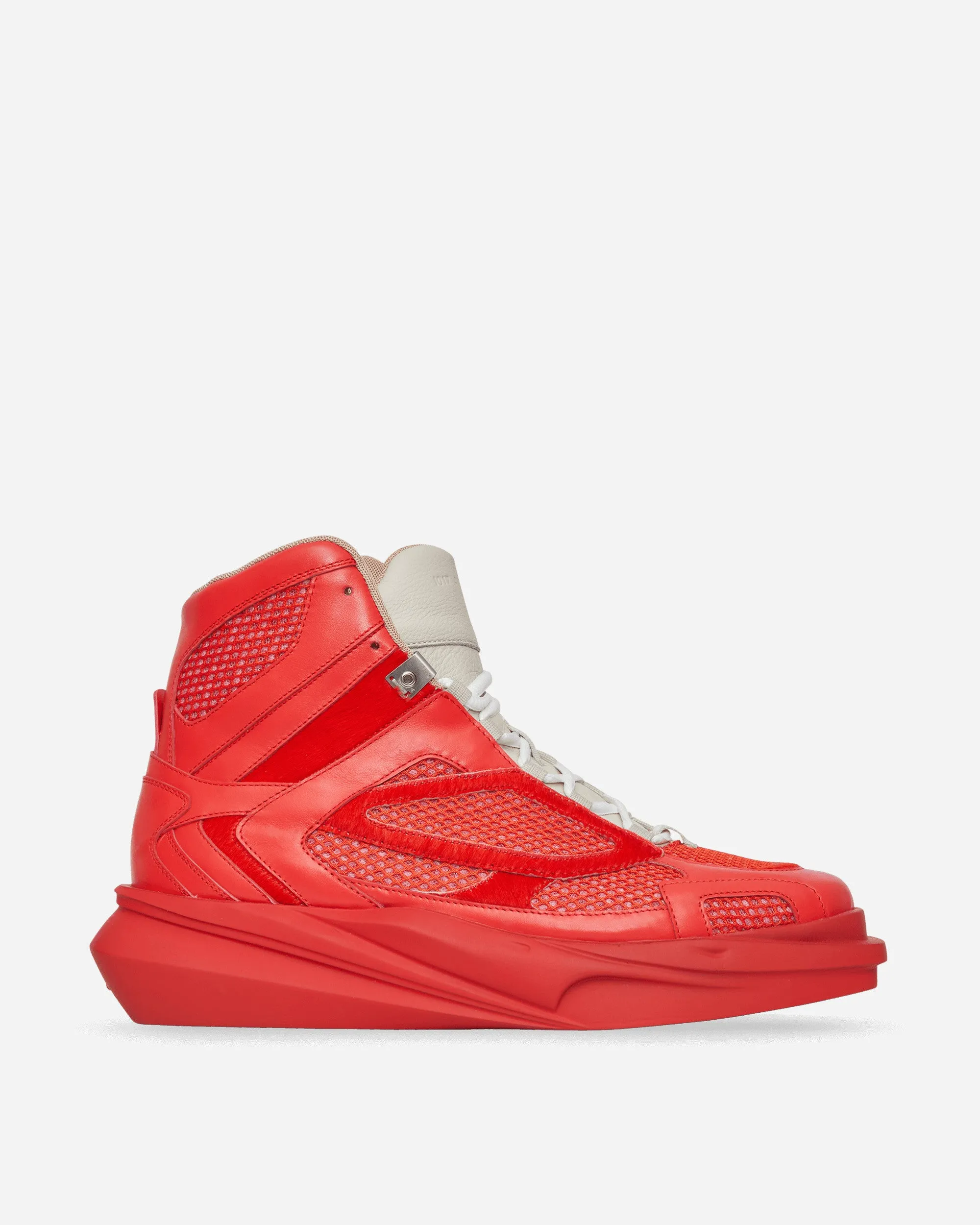 City Light High Top Mono Hiking Sneakers Red