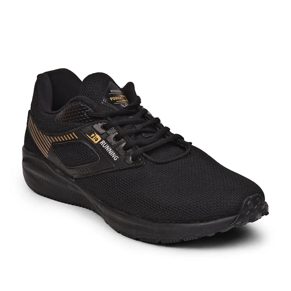 weekday shoes Anti   Slip Force 10 By Liberty Black Sports Running Shoes For Men (AVENGE)