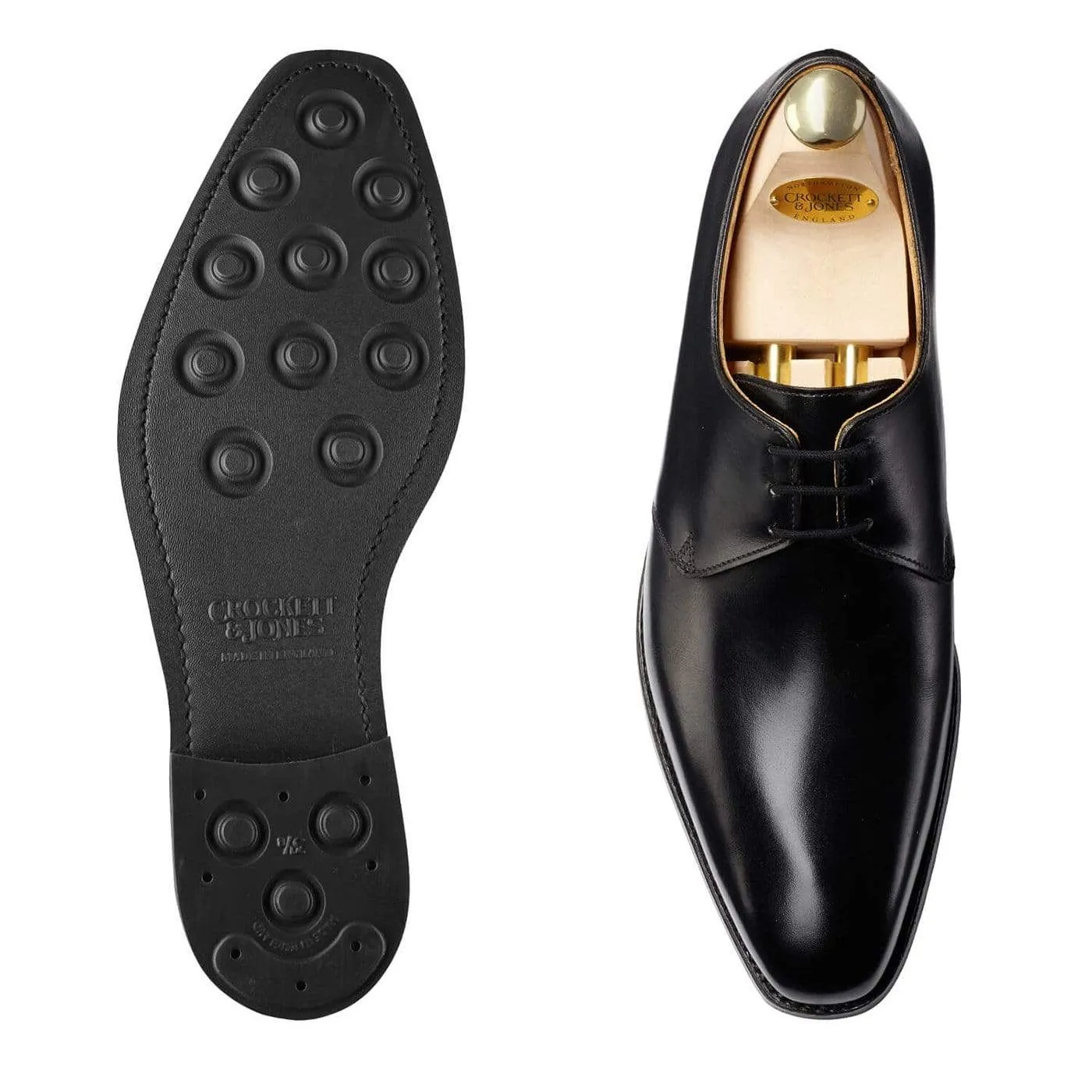 Highbury Black Calf Stylish Footwear