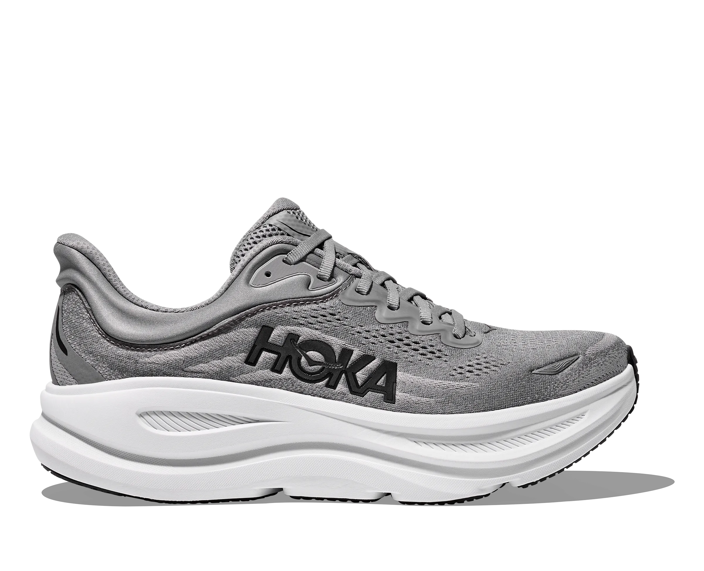 running in a cable car area shoes HOKA BONDI 9 MEN'S MEDIUM