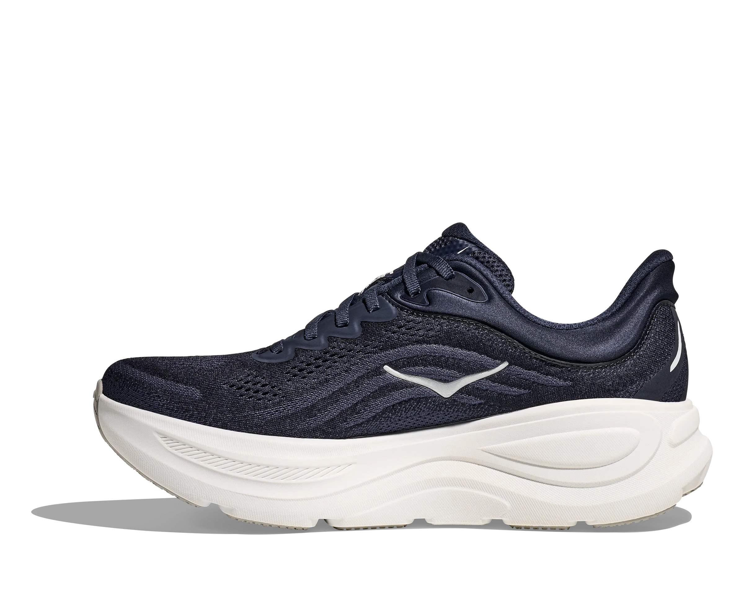 HOKA BONDI 9 MEN'S MEDIUM Tread Stability white shoes
