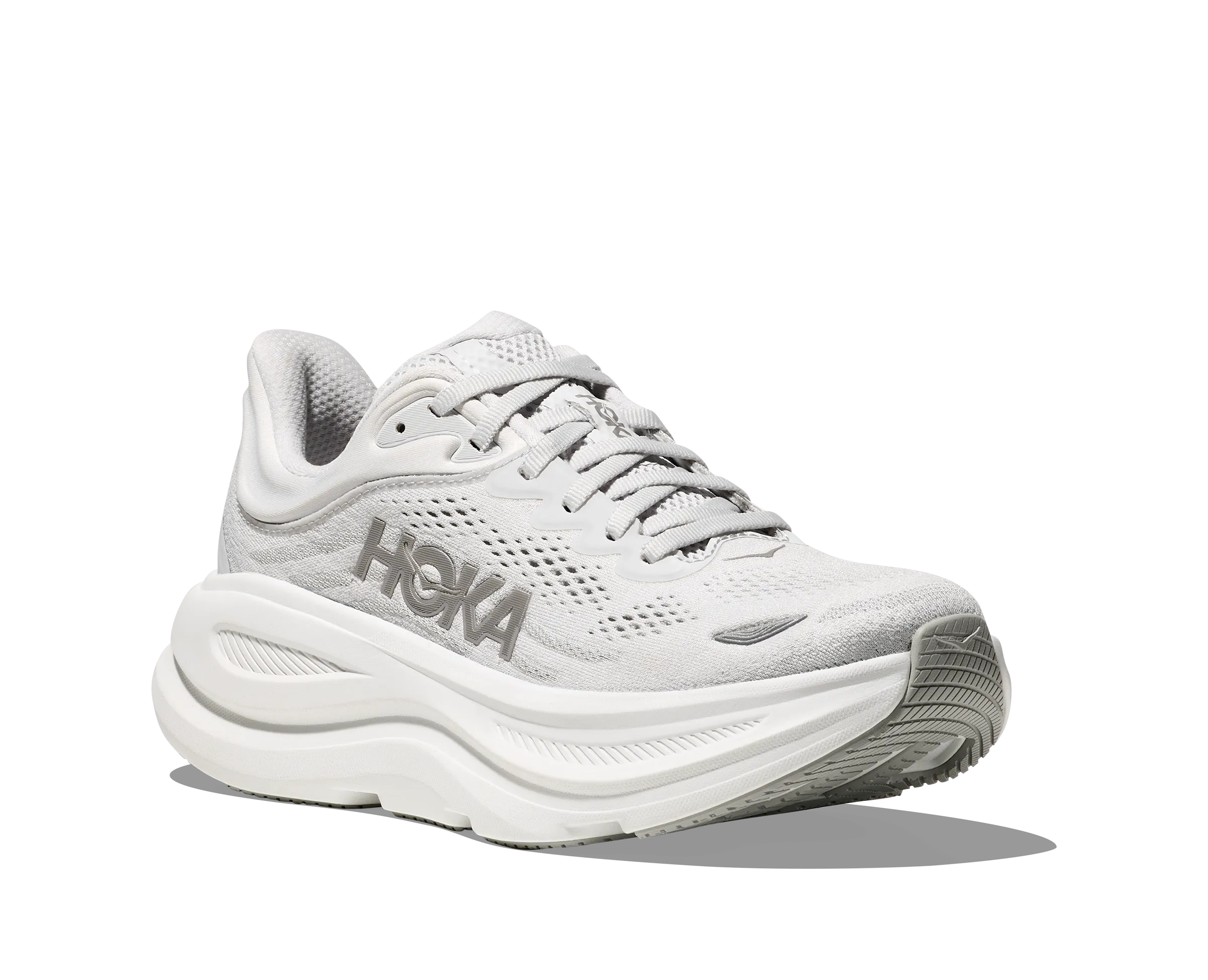 sunny day running shoe condition Comfort Strap HOKA BONDI 9 WOMEN'S MEDIUM