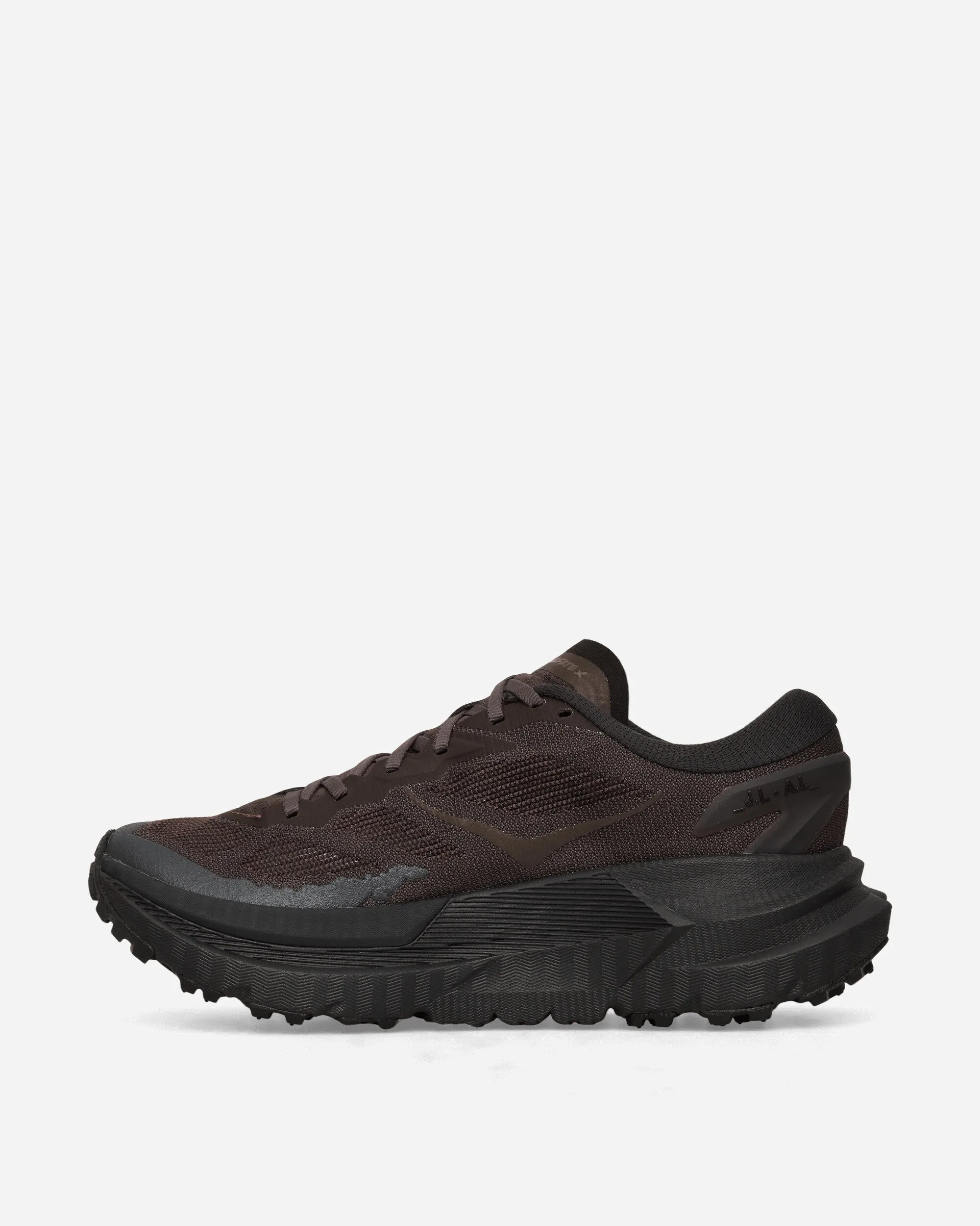 Street Pace Trendy Appeal Hoka Mafate X Sneakers Jet Black / Espresso