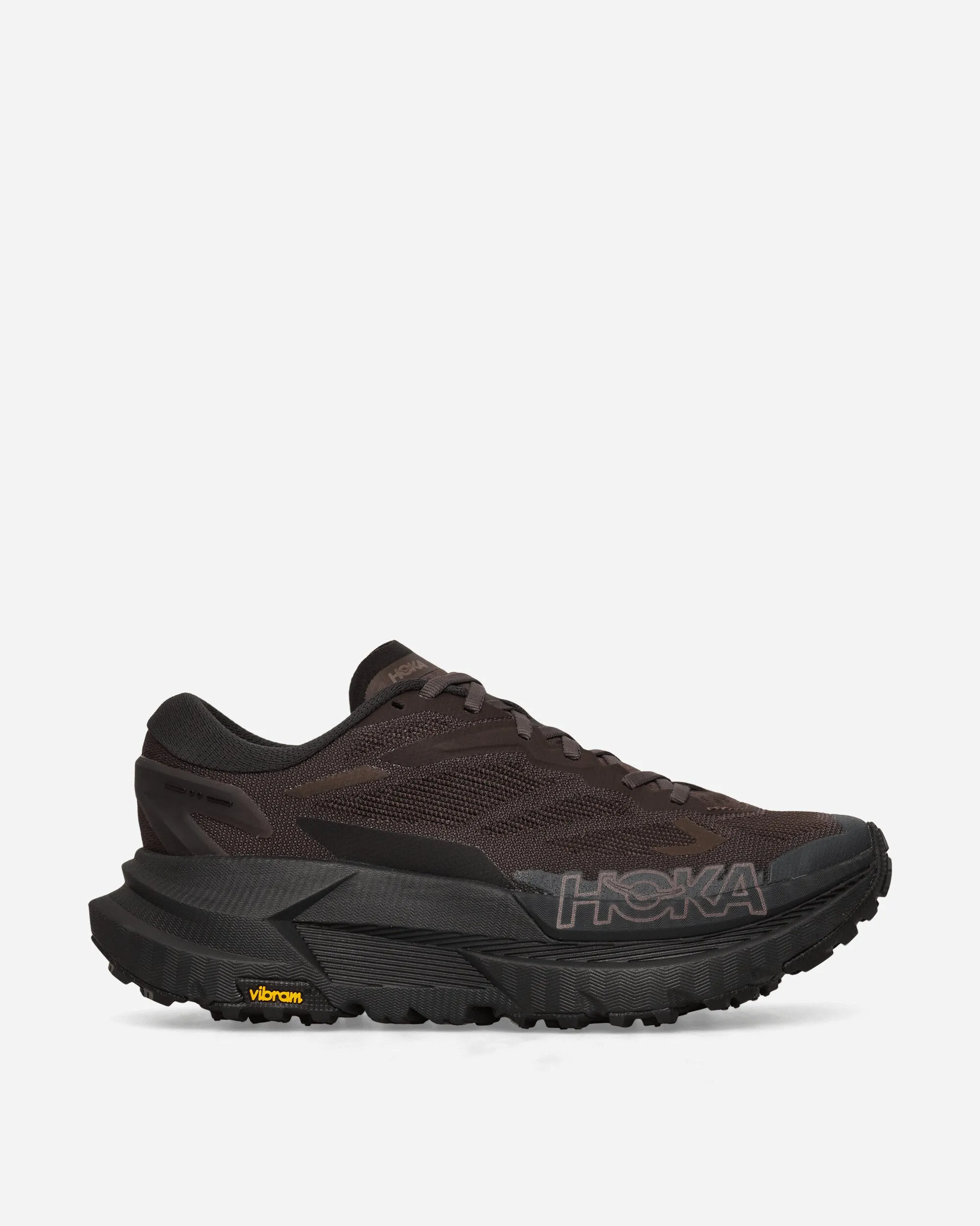 Hoka Mafate X Sneakers Jet Black / Espresso Flexible Fit
