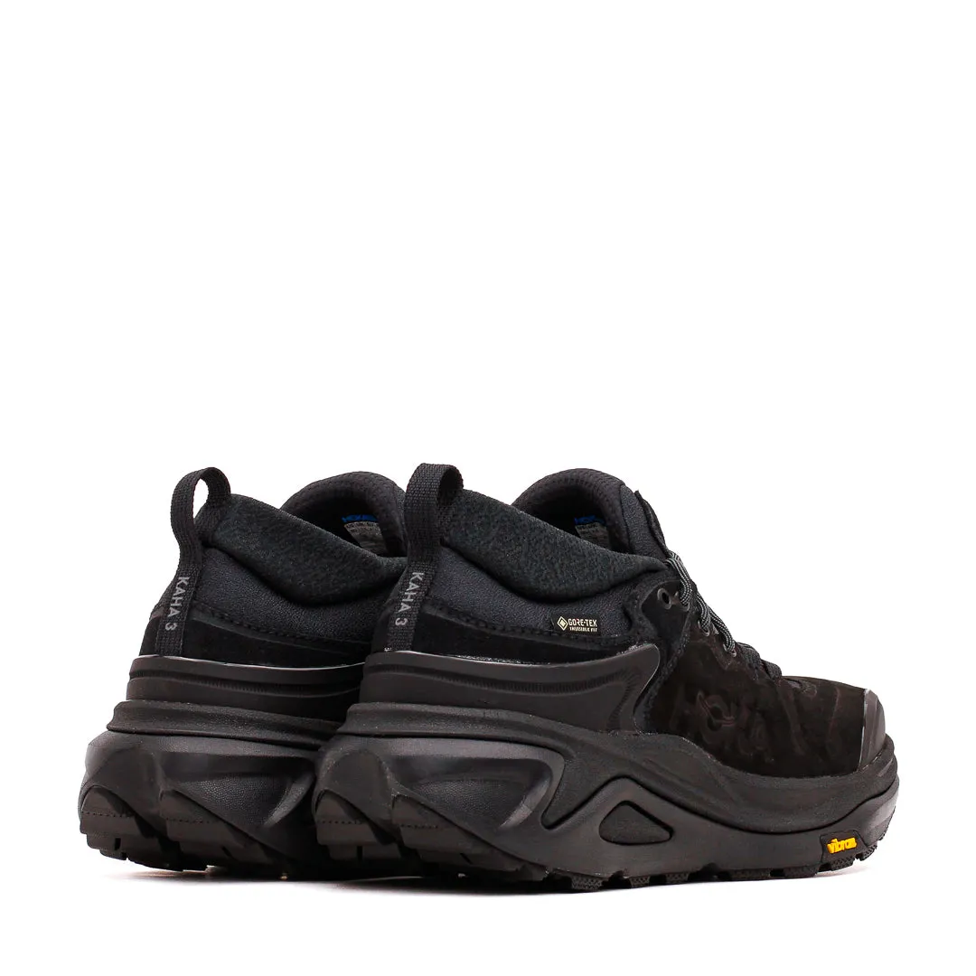 Hoka One One Kaha 3 Low GTX Black 1162532-BBLC Comfort Flex Travel Wardrobe