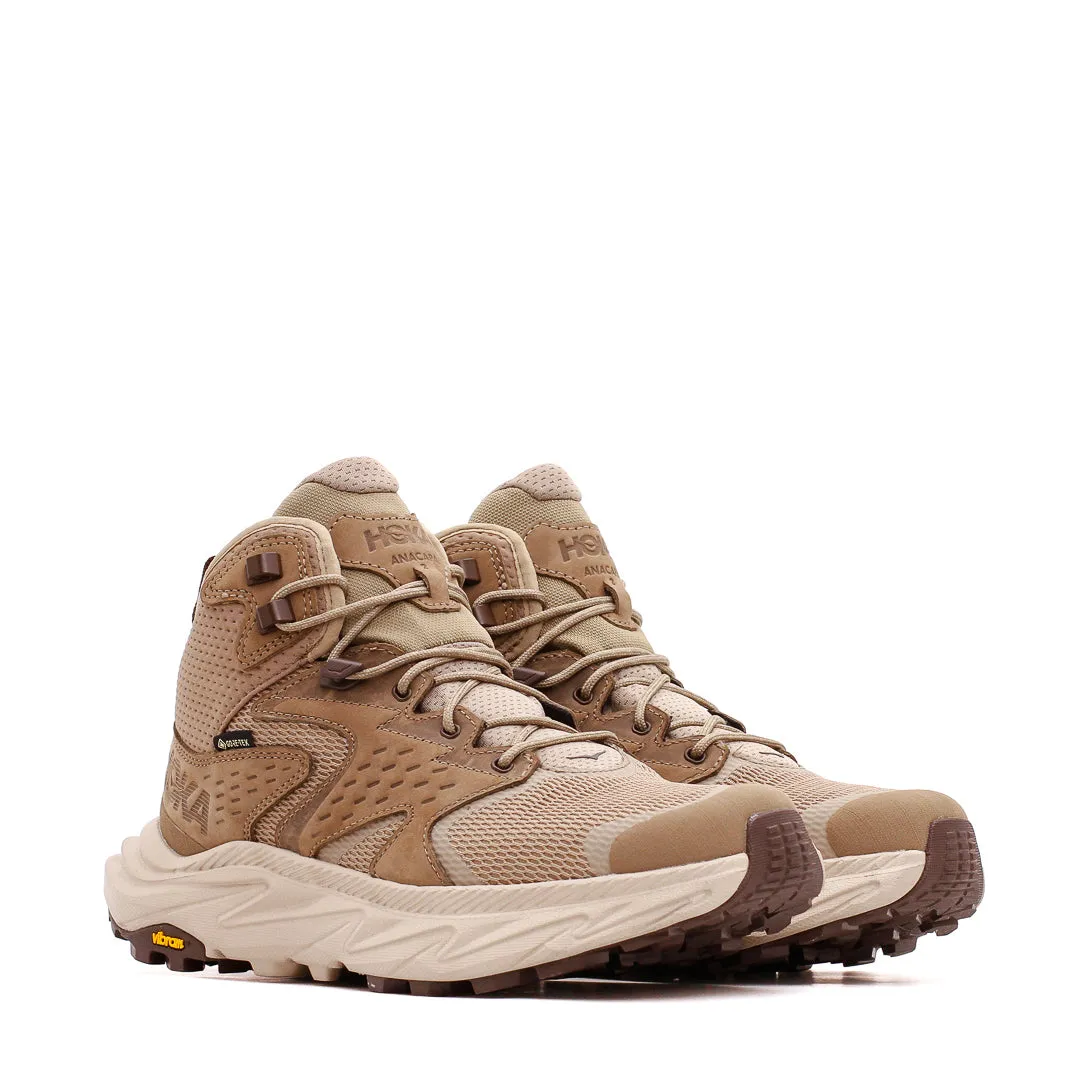 Busy Morning Hoka One One Men Anacapa 2 Mid GTX Gore-Tex Dune Oxford Tan 1141633-DOTN