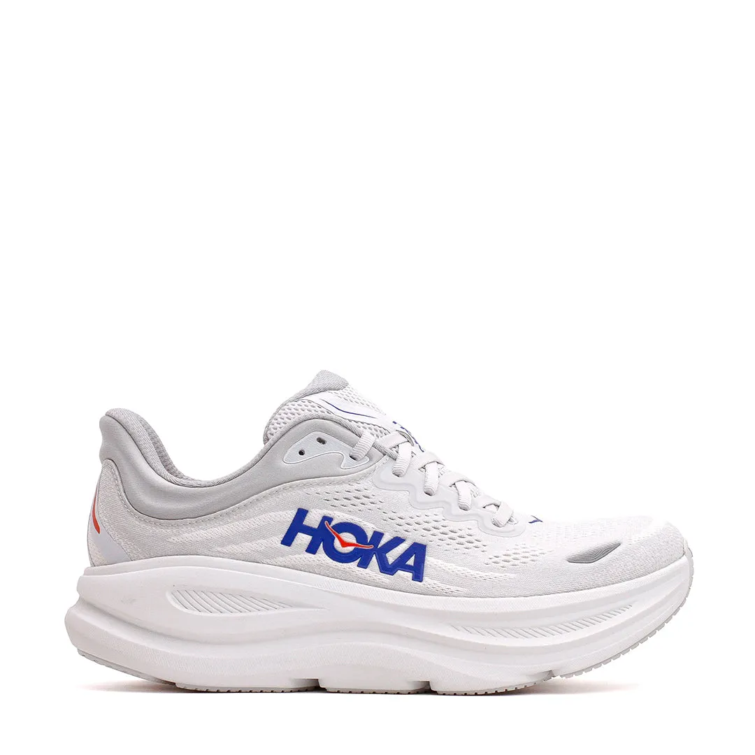 Hoka One One Men Bondi 9 Cosmic Grey Ultramarine 1162011-CYLT Timeless Smart Look Street Ready
