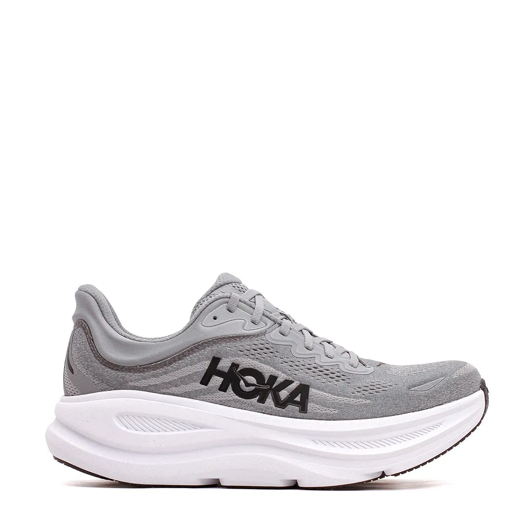 Hoka One One Men Bondi 9 Galactic Grey Stellar Grey Core 1162011-GCTC Subtle Elegance Understated Charm