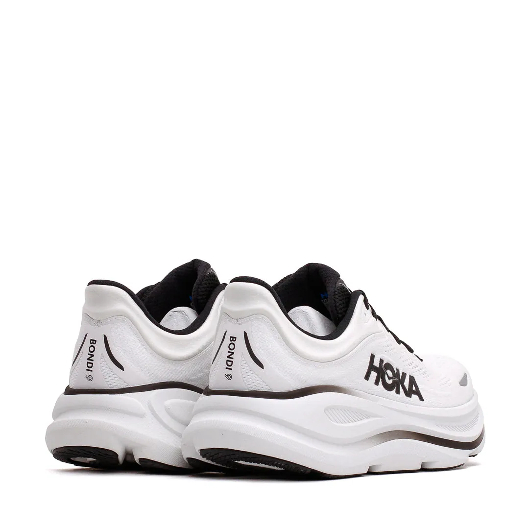 Hoka One One Men Bondi 9 White Black 1162011-WBLC Elegant Daily Look