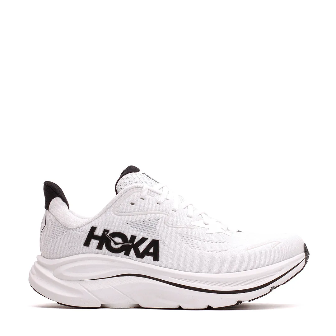 Light Step All Purpose Shoes Hoka One One Men Clifton 10 White Black 1162030-WBLC