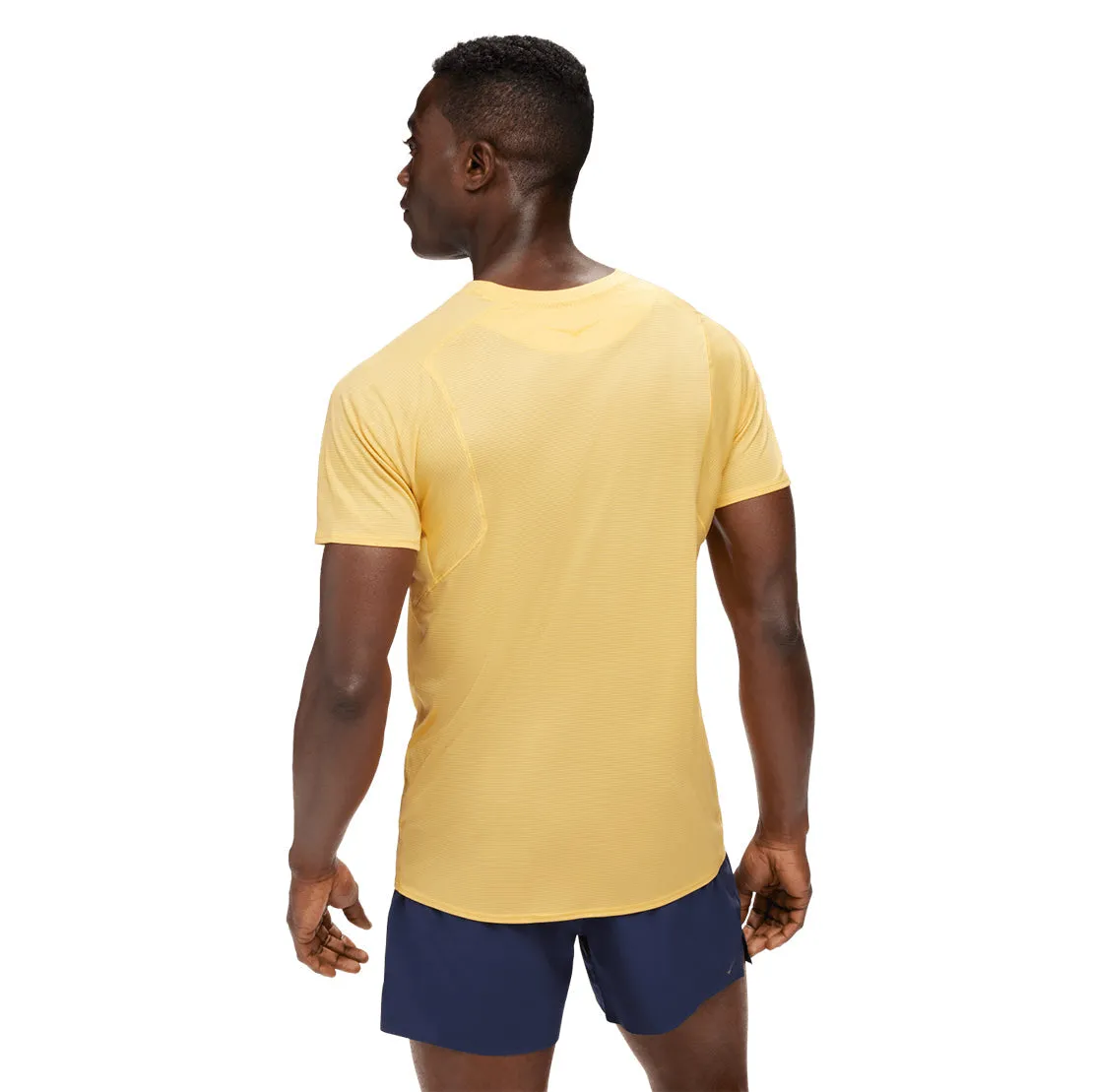 Comfort Look Formal Look Hoka One One Men Glide Short Sleeve Sherbet 1123725-SBT