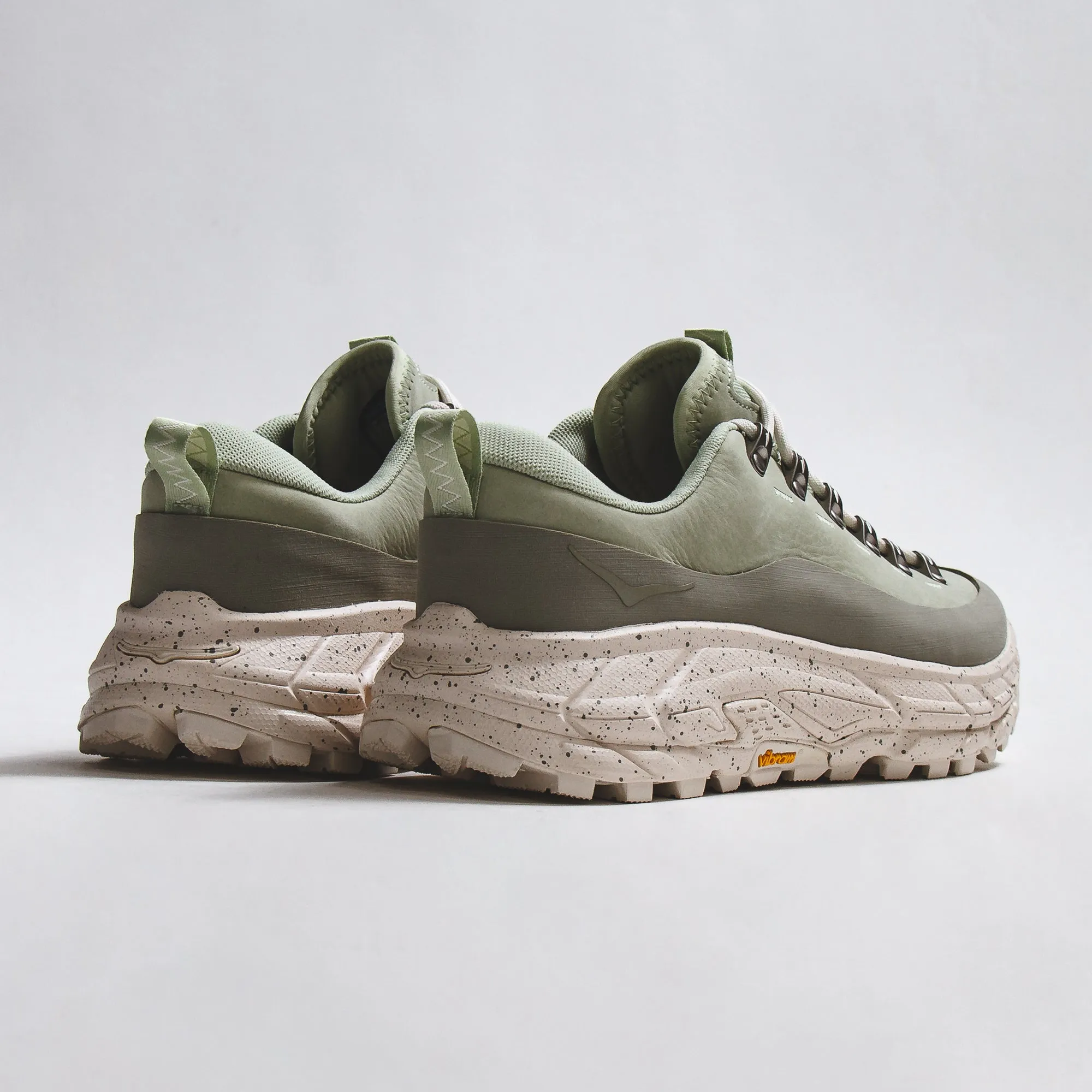 Hoka One One Men Tor Summit Seed Green Eggnog 1147952-SGG Durable Leather Premium Leather Look
