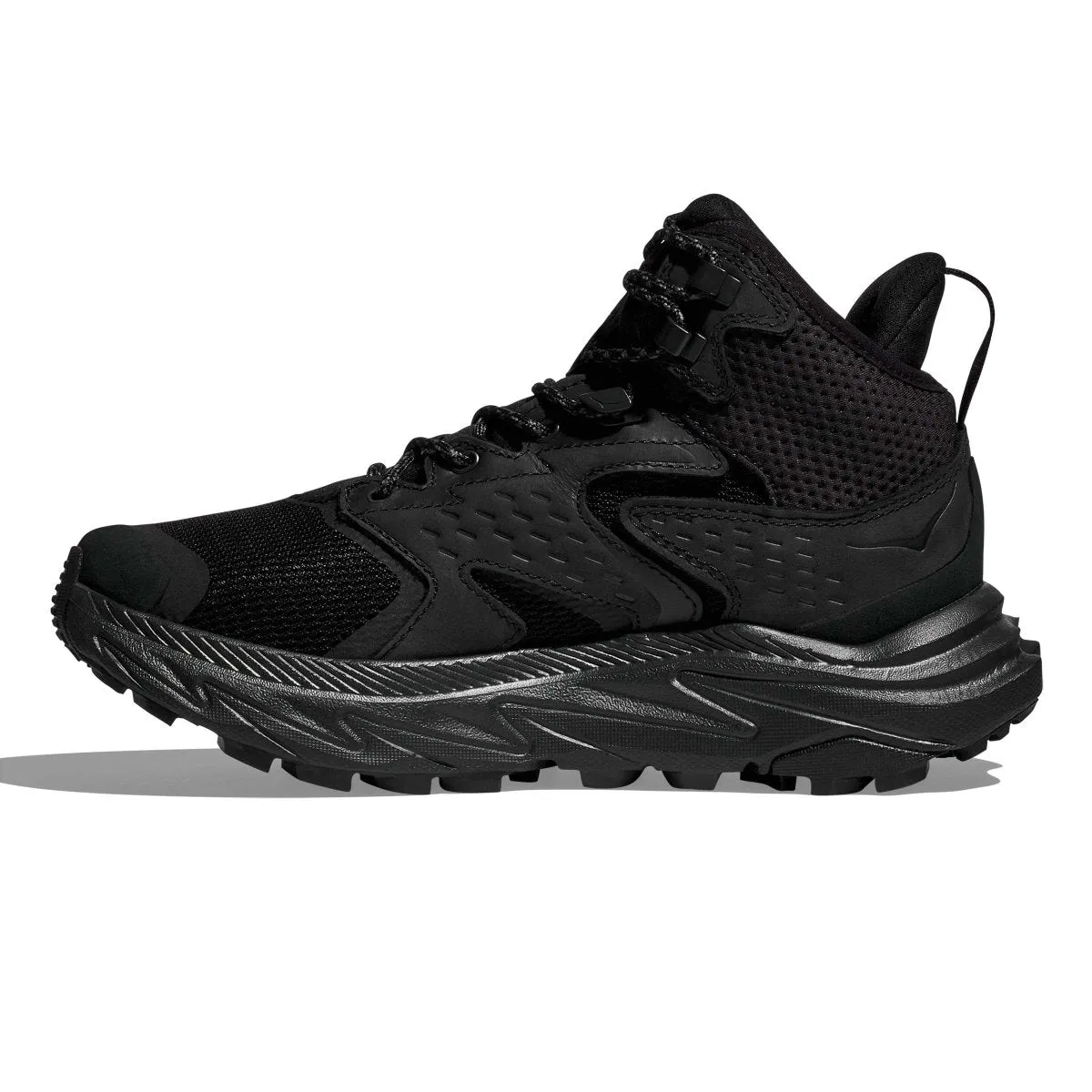 Hoka One One Men's Anacapa 2 GTX Mid Black Gore-Tex Waterproof Chic Comfort