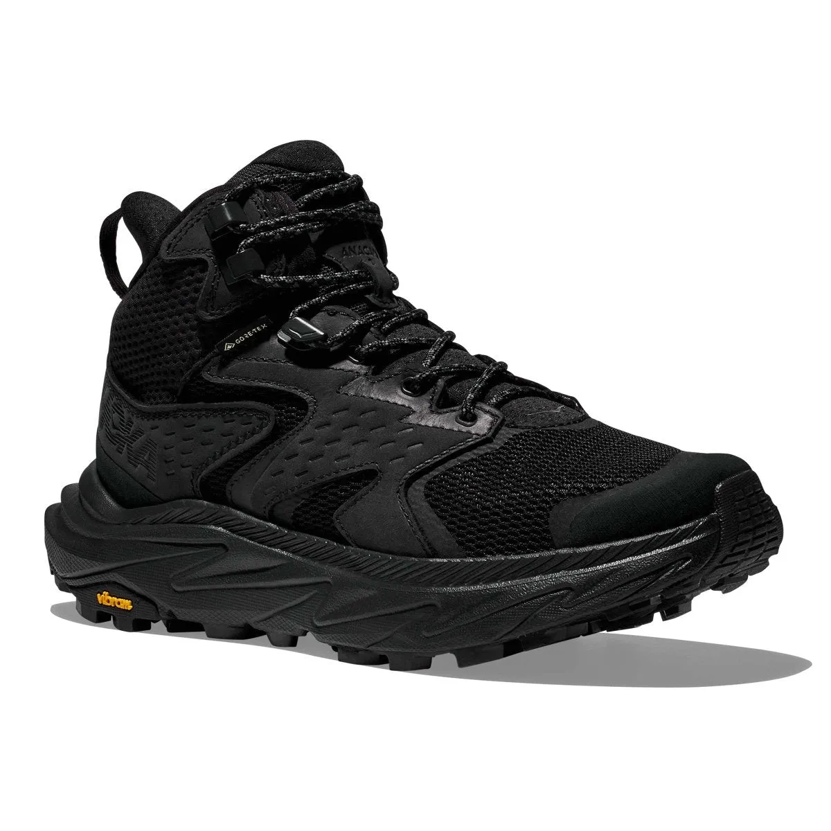 Hoka One One Men's Anacapa 2 GTX Mid Black Gore-Tex Waterproof Insta Shot