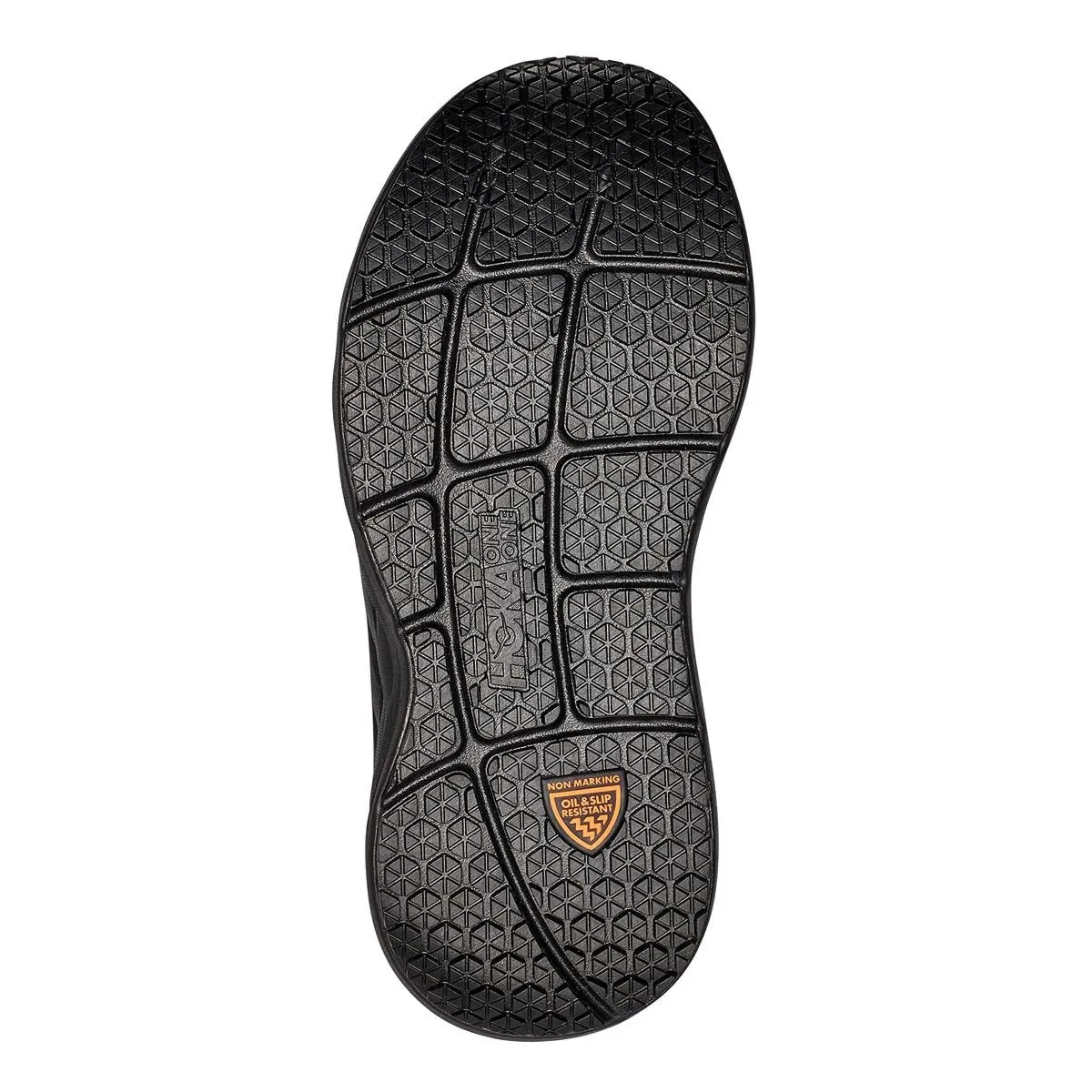 Sock Friendly Hoka One One Men's Bondi SR Black Leather