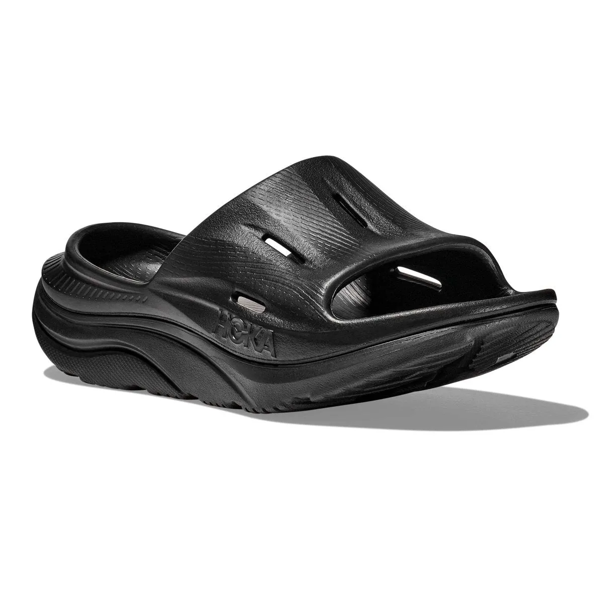 Hoka One One Men's Ora Recovery Slide 3 Black Pavement Ready