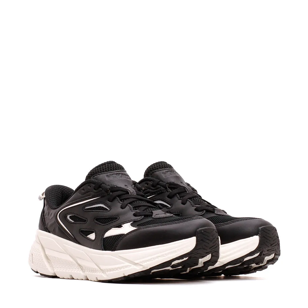 Hoka One One Unisex Clifton L Athletics Obsidian 1160050-ONL Leather Finish Urban Commute