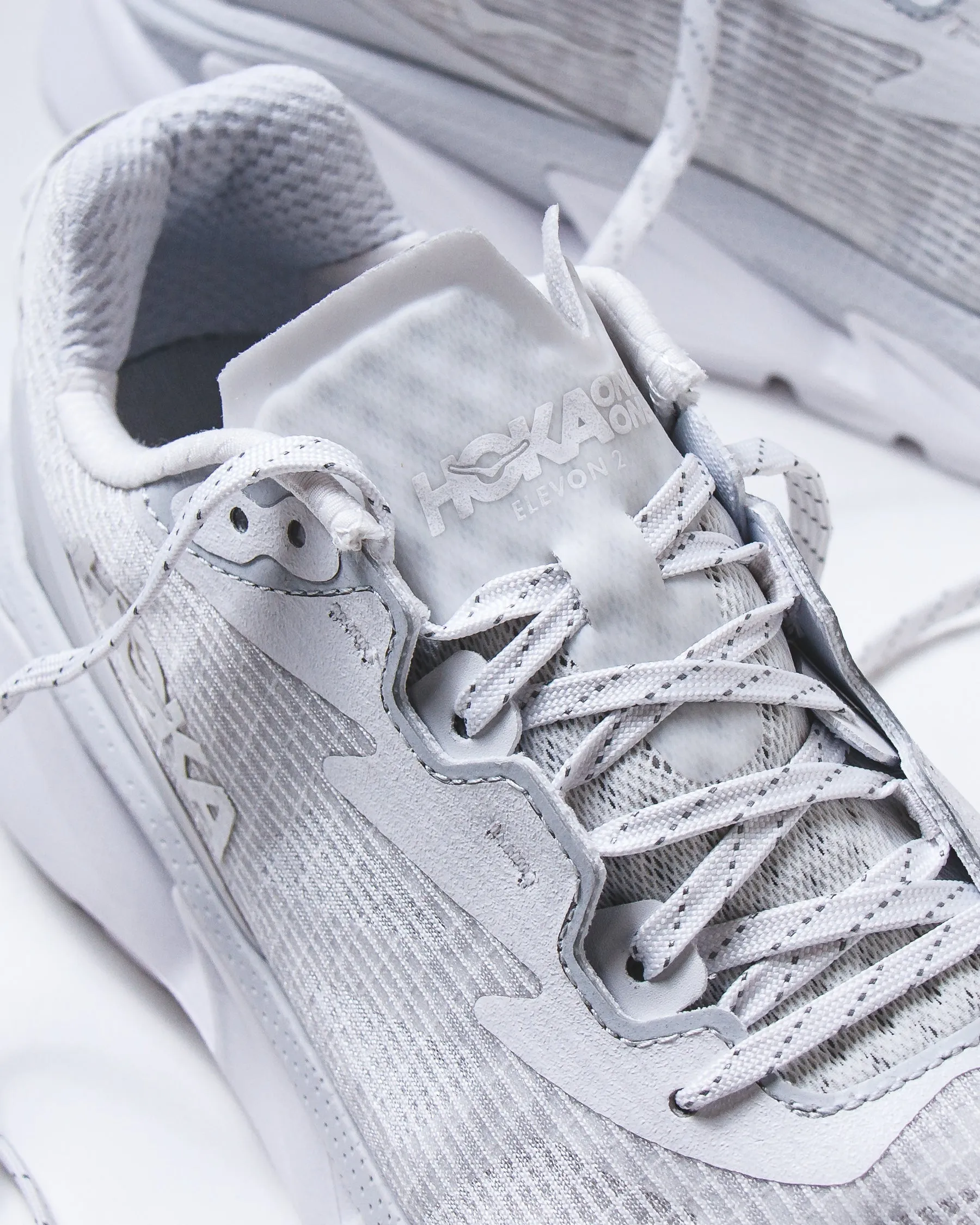 Hoka One One Unisex Elevon 2 TS White Cosmic Grey 1165230-WMC Simple Choice