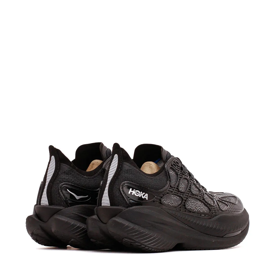Hoka One One Unisex Mach X Caged Black Midnight Blue 1168932-BMD Flexible Step Comfort Office Casual