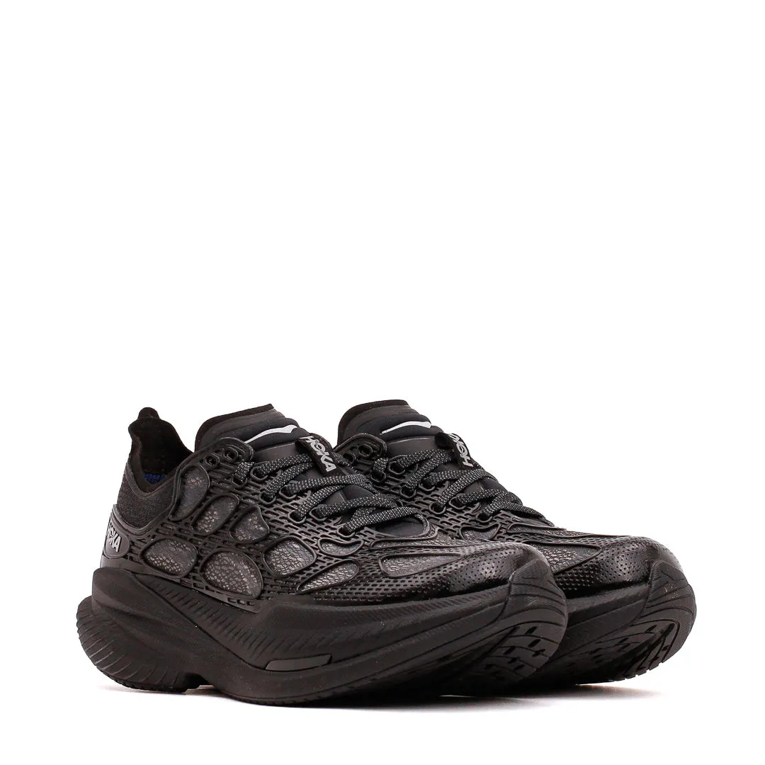 Hoka One One Unisex Mach X Caged Black Midnight Blue 1168932-BMD Neat Look Minimal Look