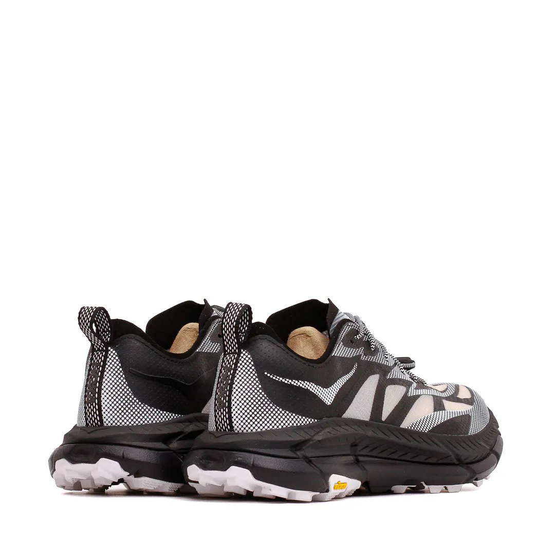 Comfort Padding Hoka One One Unisex Mafate Speed 4 Lite TS Black White 1168971-BWHT
