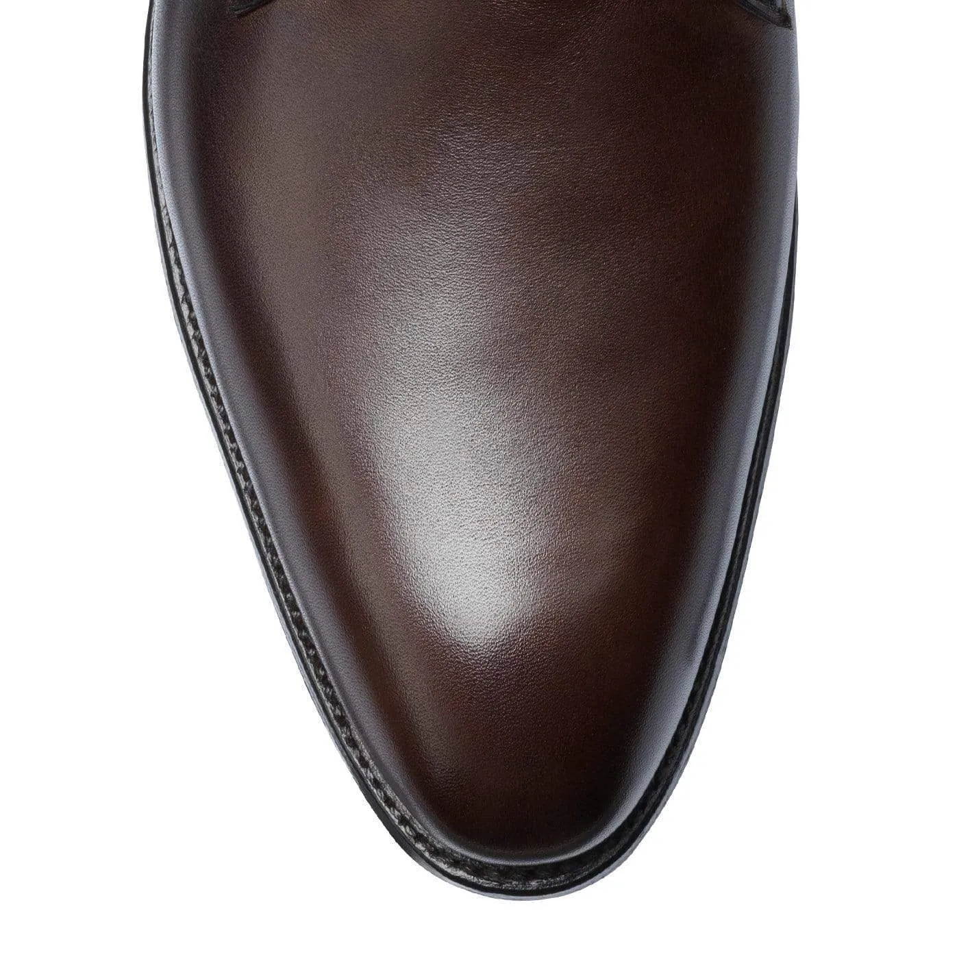 Style Staple Sturdy Look Hoxton Dark Brown Burnished Calf