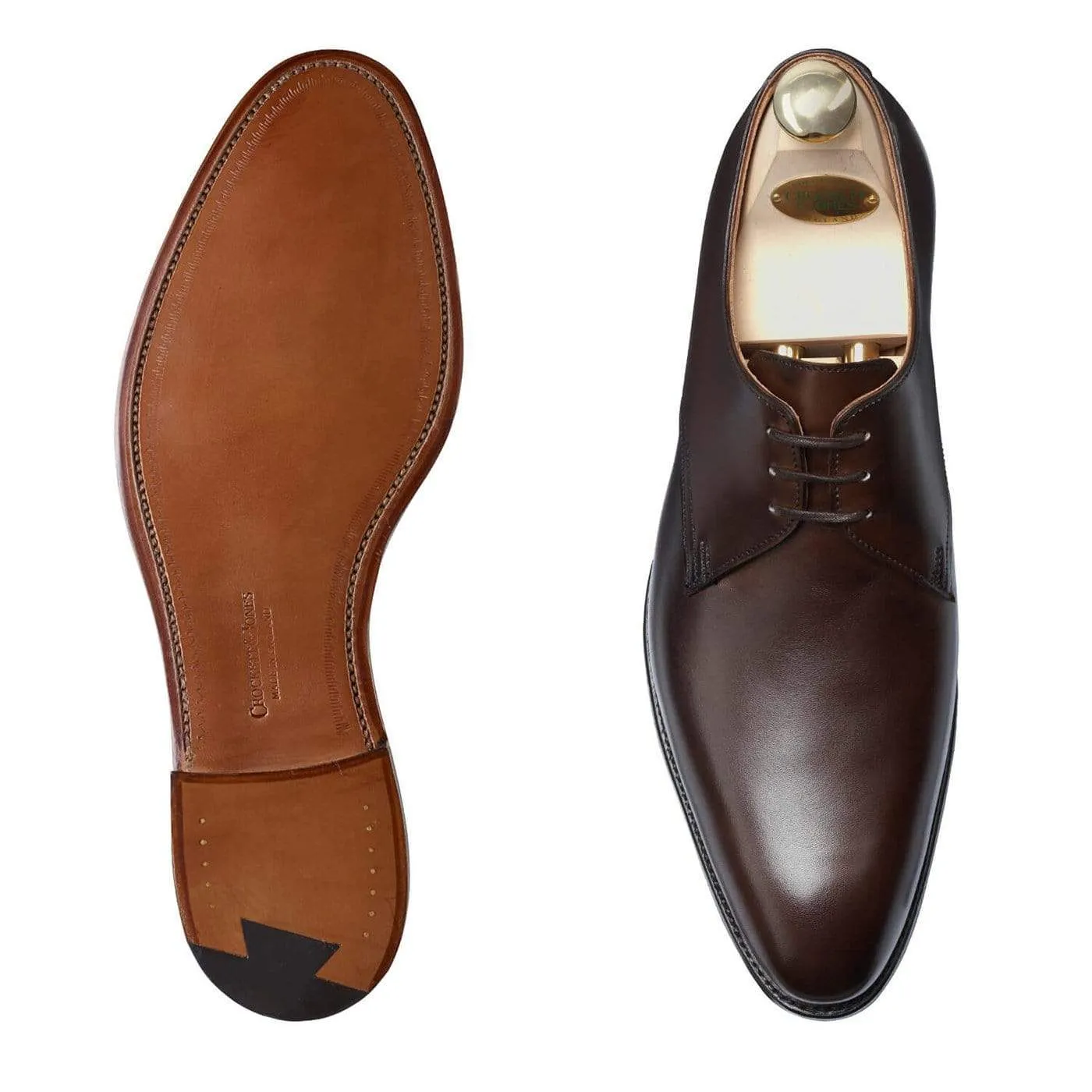 Hoxton Dark Brown Burnished Calf Office Look