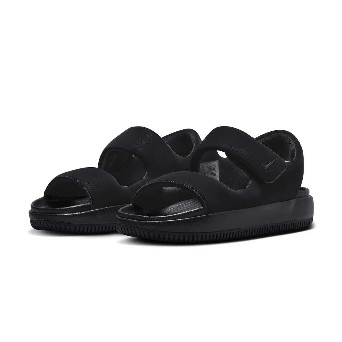 Calm Sandal 'Black' Dynamic Lacing System Weekend Ready