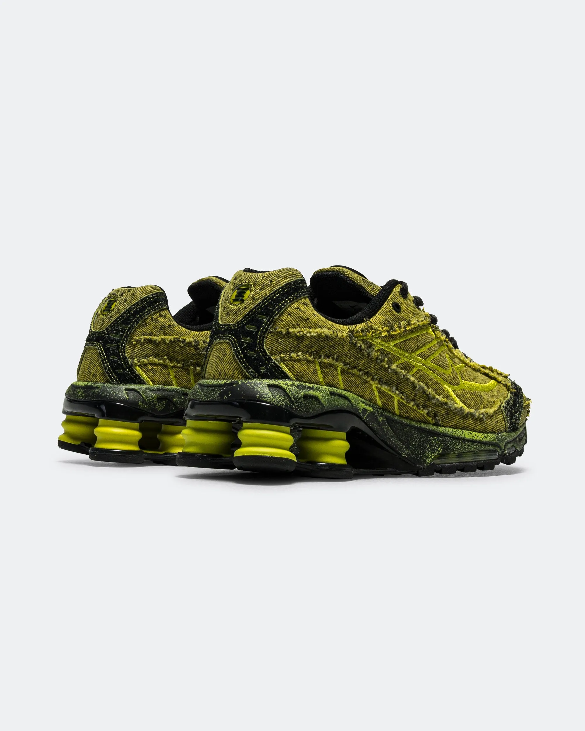 Shox Ride 2 PRM - Black/Bright Cactus-Cyber Volt Streetwear Style breathable insole