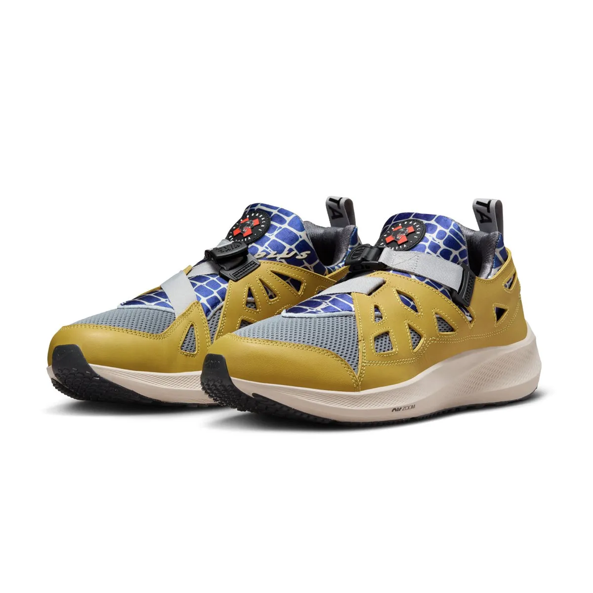 Elevated shock absorption Sneaker Display   Patta Air Huarache 'Saffron Quartz Cool Grey'